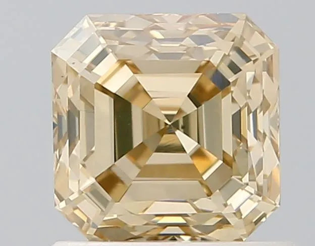 0.90ct Emerald Natural Diamond (Colour Fancy Brown, Clarity VS2, GIA Certified)