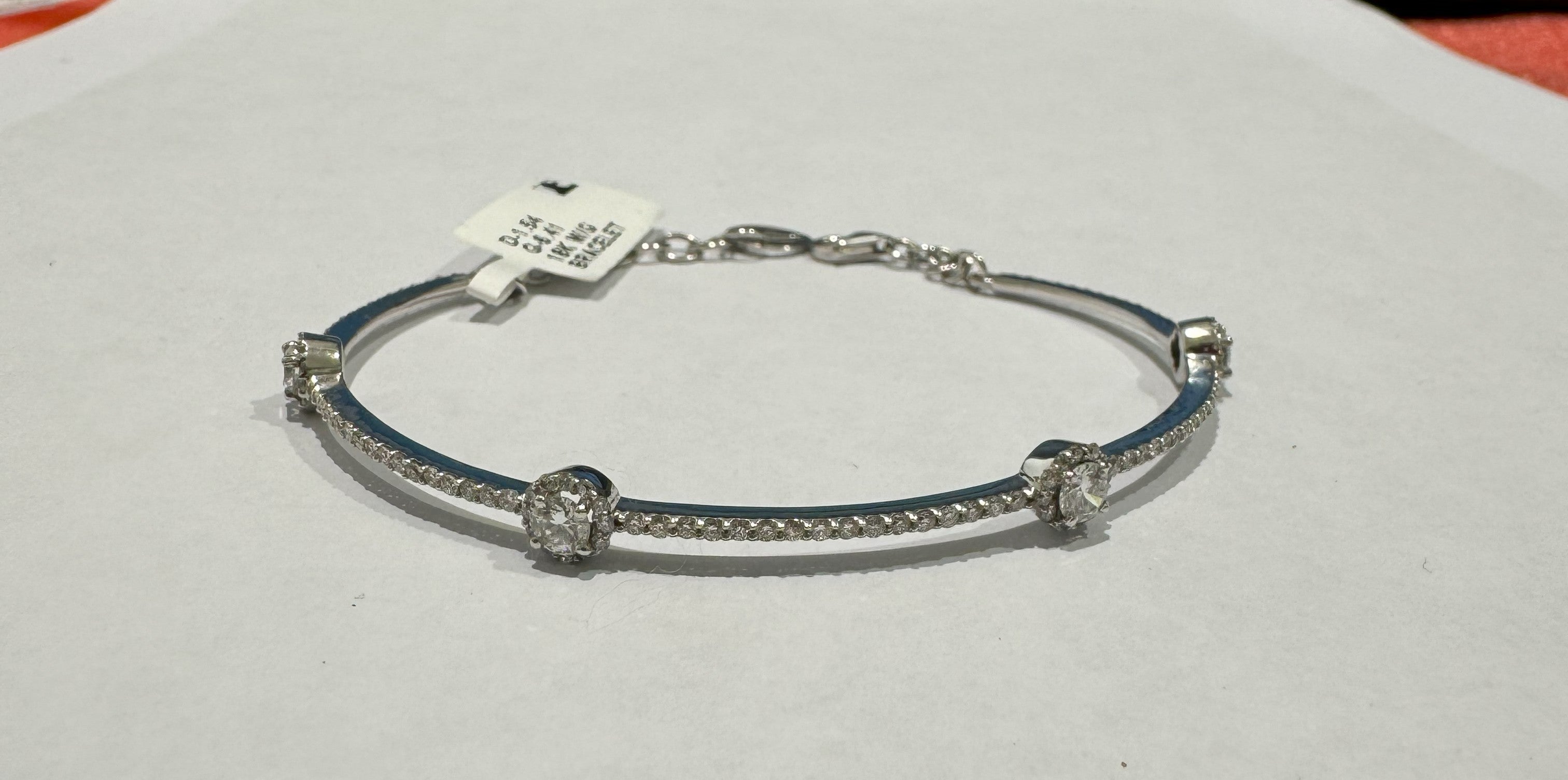 1.54 ct Diamond Bracelet in 18K White Gold
