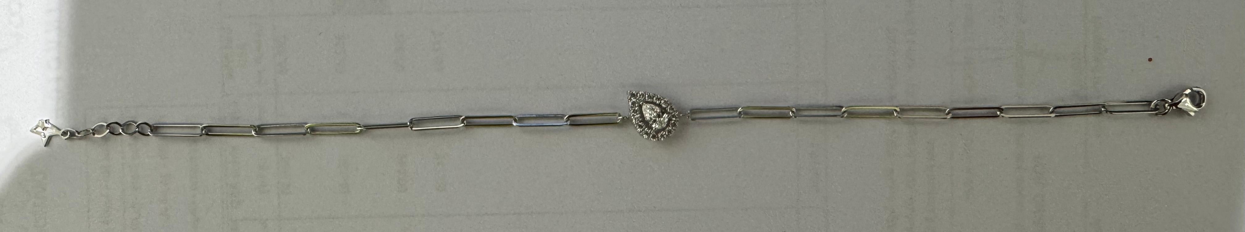 0.38 ct Diamond Bracelet in 18K White Gold