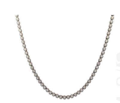 1.58 ct 18K White Gold Diamond Tennis Necklace