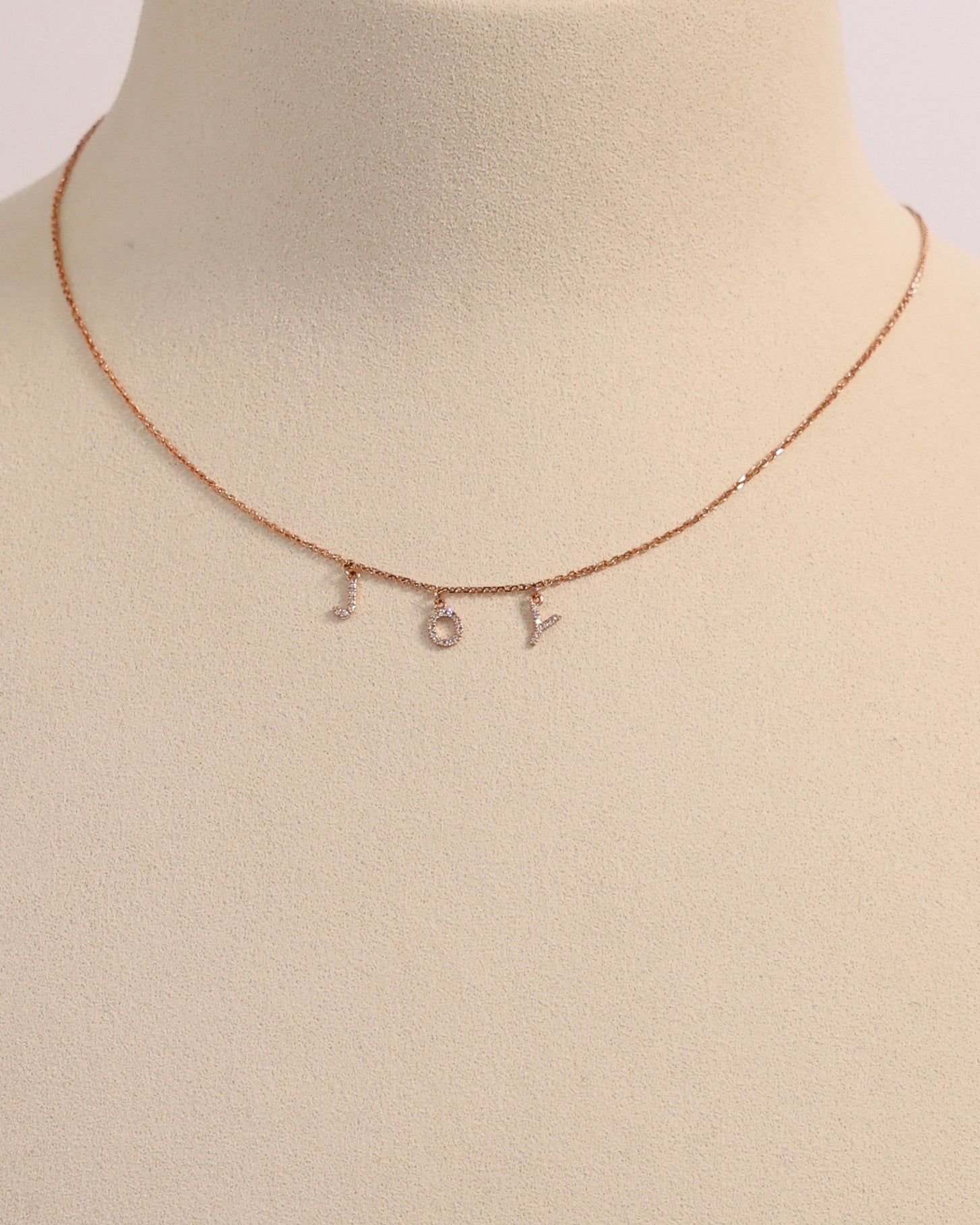 "JOY" LETTERS NECKLACE