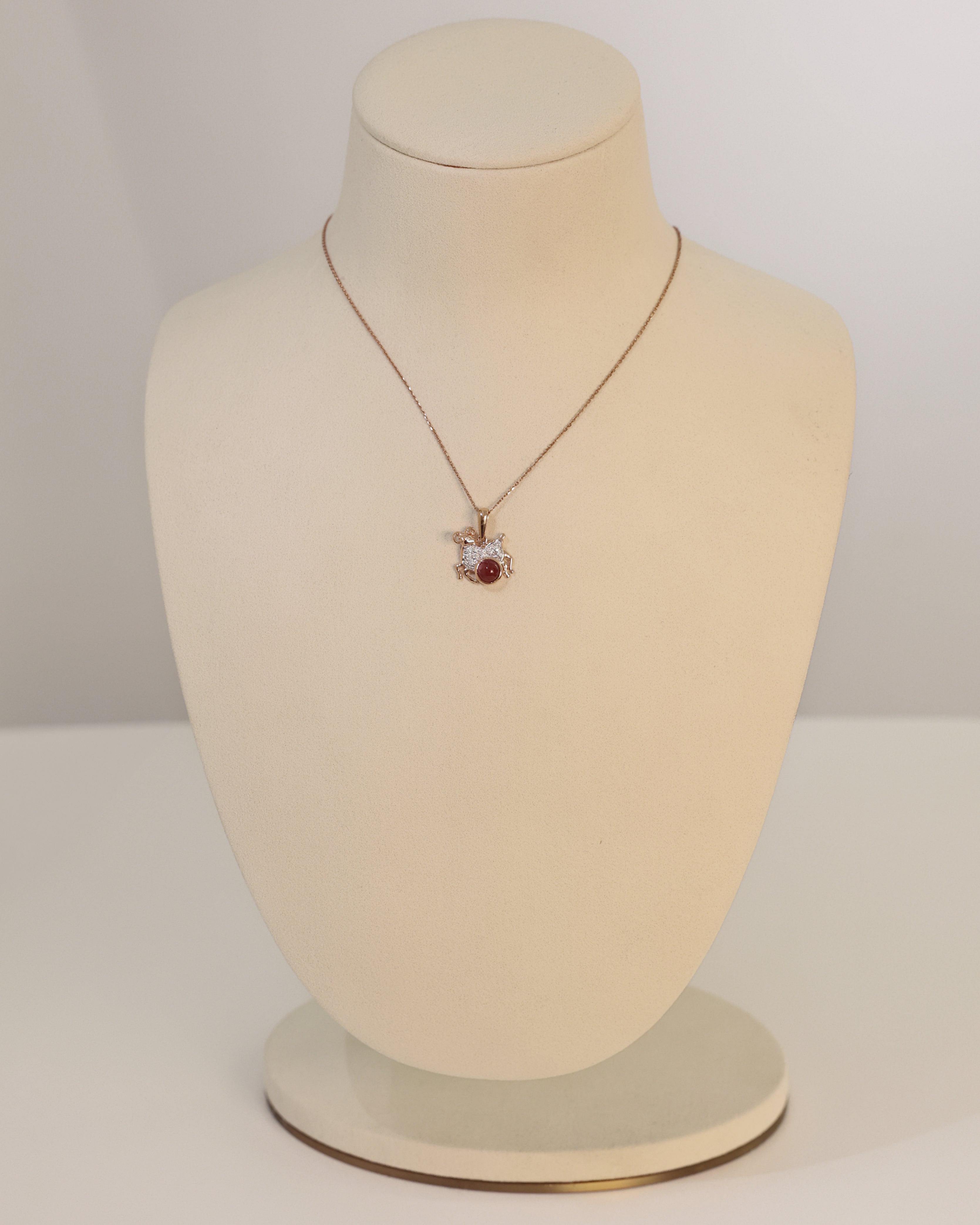 CAPRICORN NATURAL RUBY PENDANT