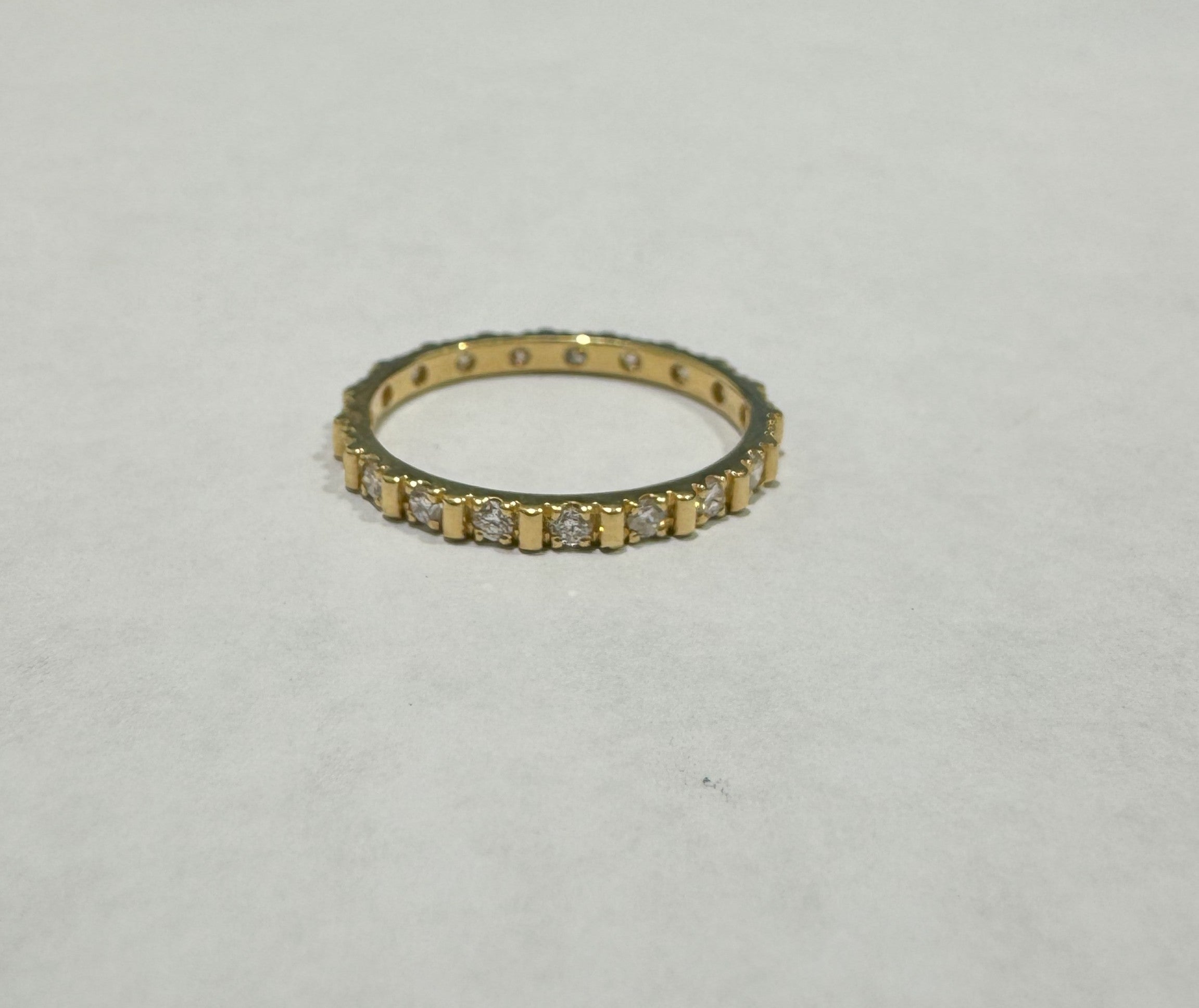 0.44 ct diamond 18k yellow gold ring