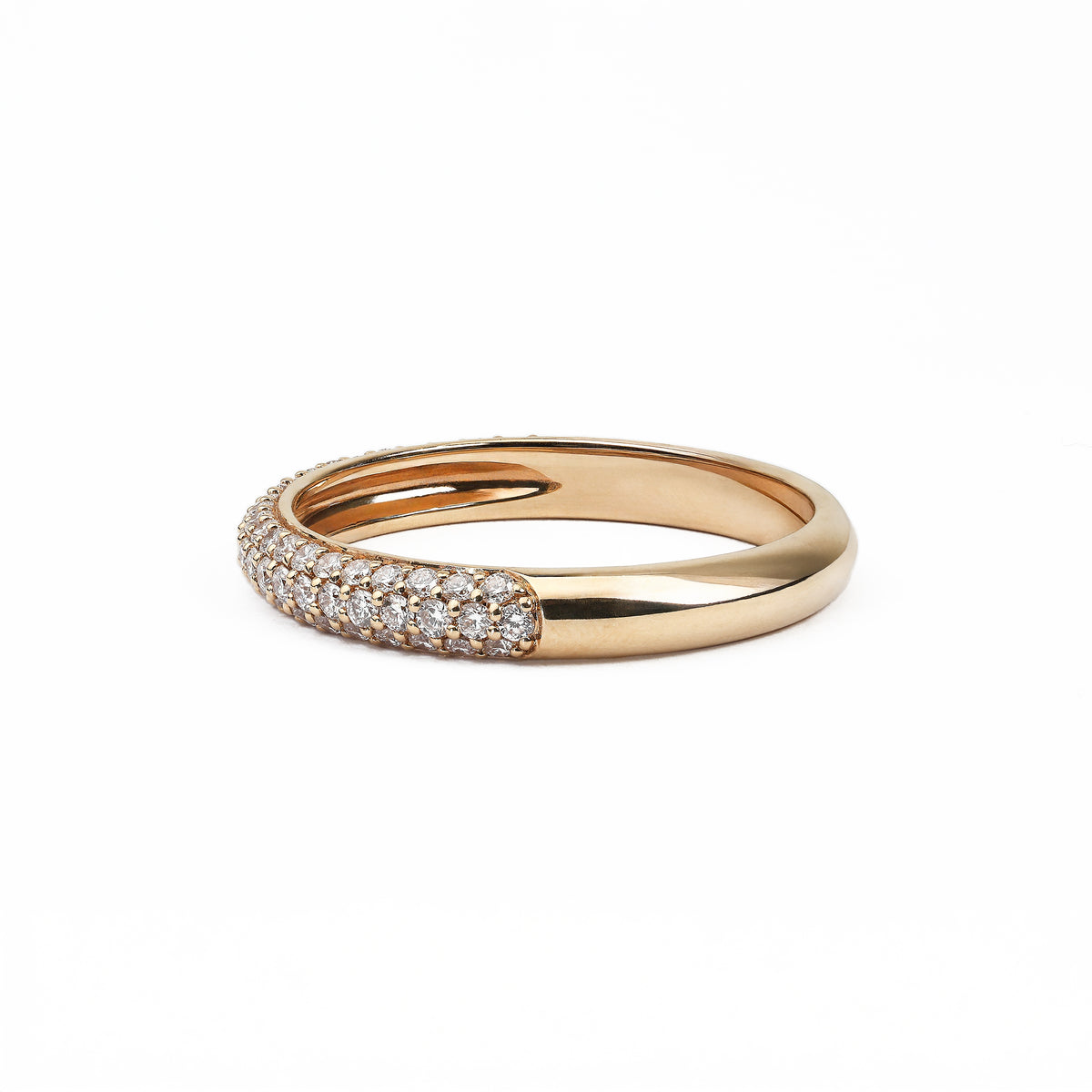 Natural Diamond Pavé Band