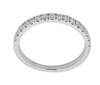 0.35 ct diamond 18k white gold ring