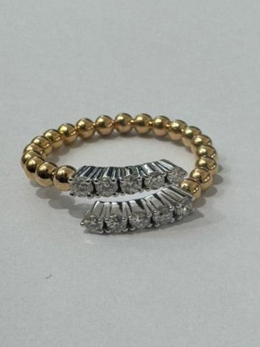 0.46 ct diamond 18k rose gold ring