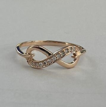 0.06 ct diamond 18k yellow gold ring