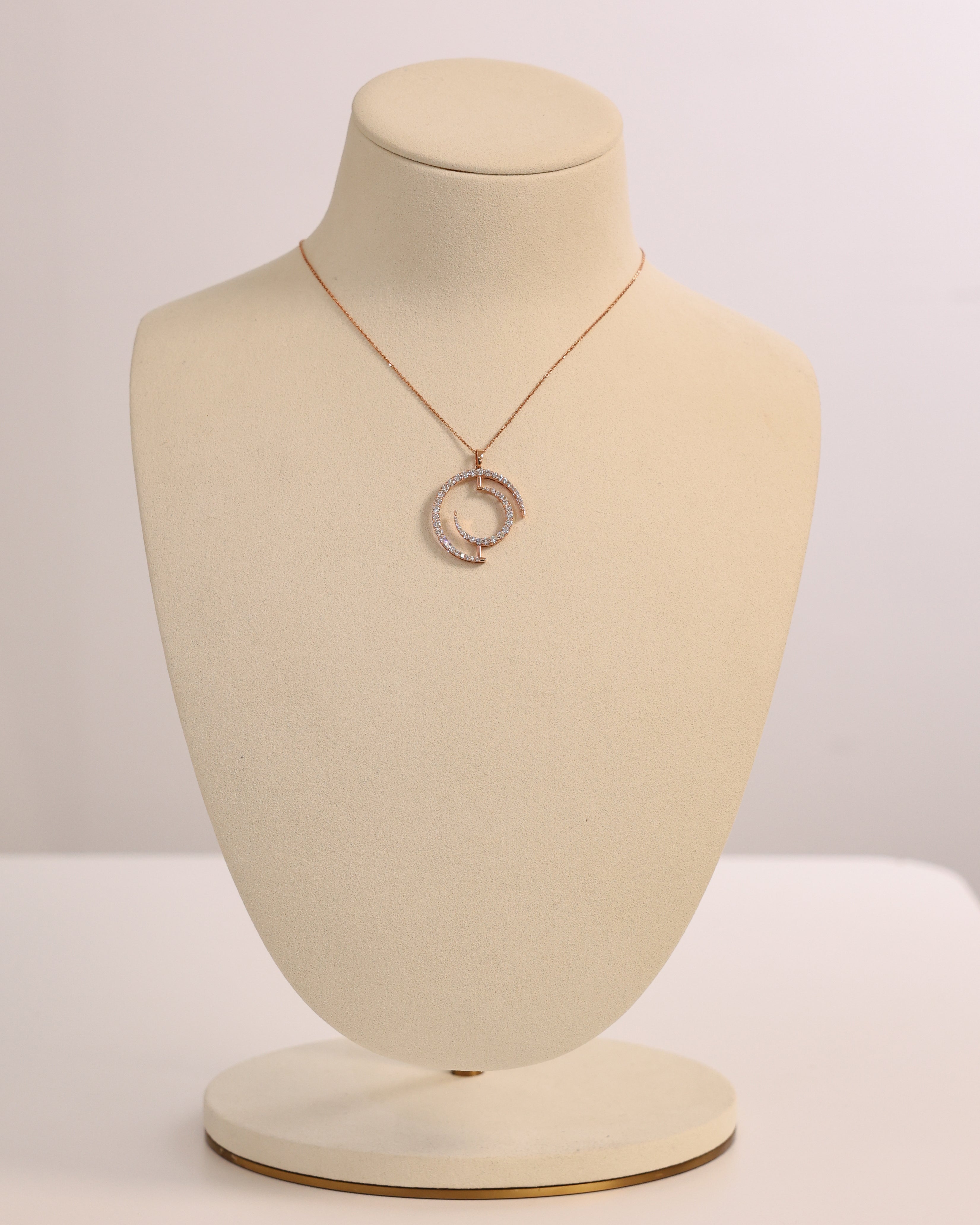 MOON NECKLACE LAB-GROWN DIAMOND
