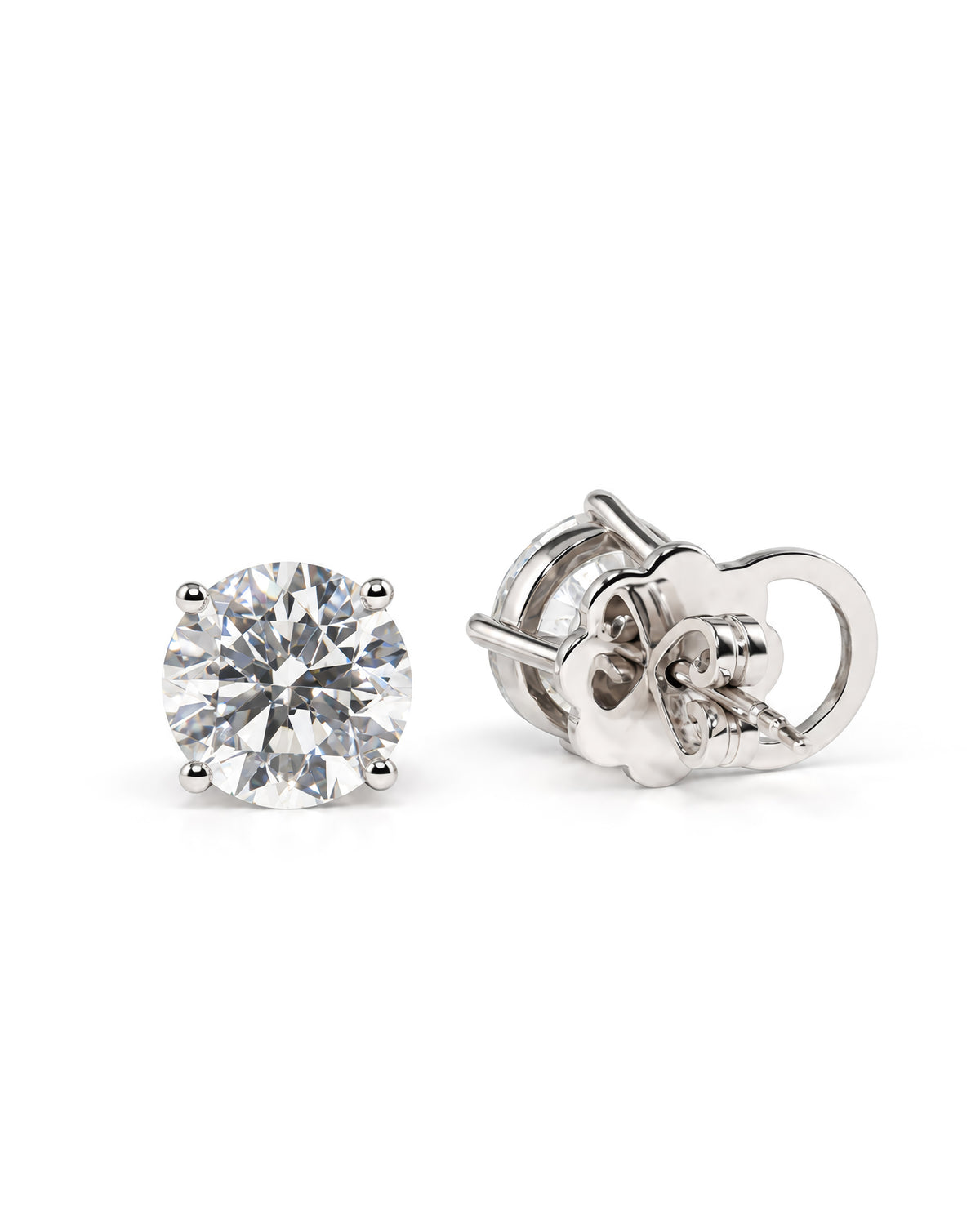 Round Lab Diamond Studs 6.00 Carat – DER00306