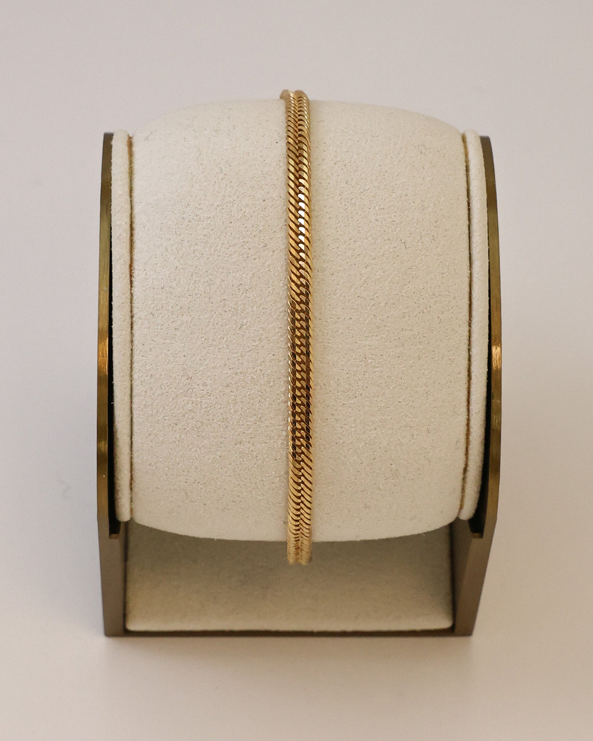 Gold Curb Chain Bracelet