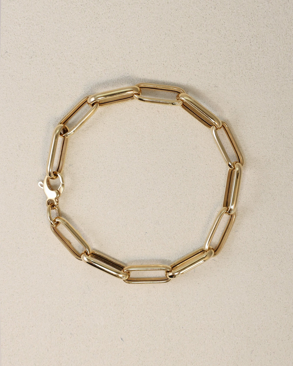 Elongated Link Chain Bracelet