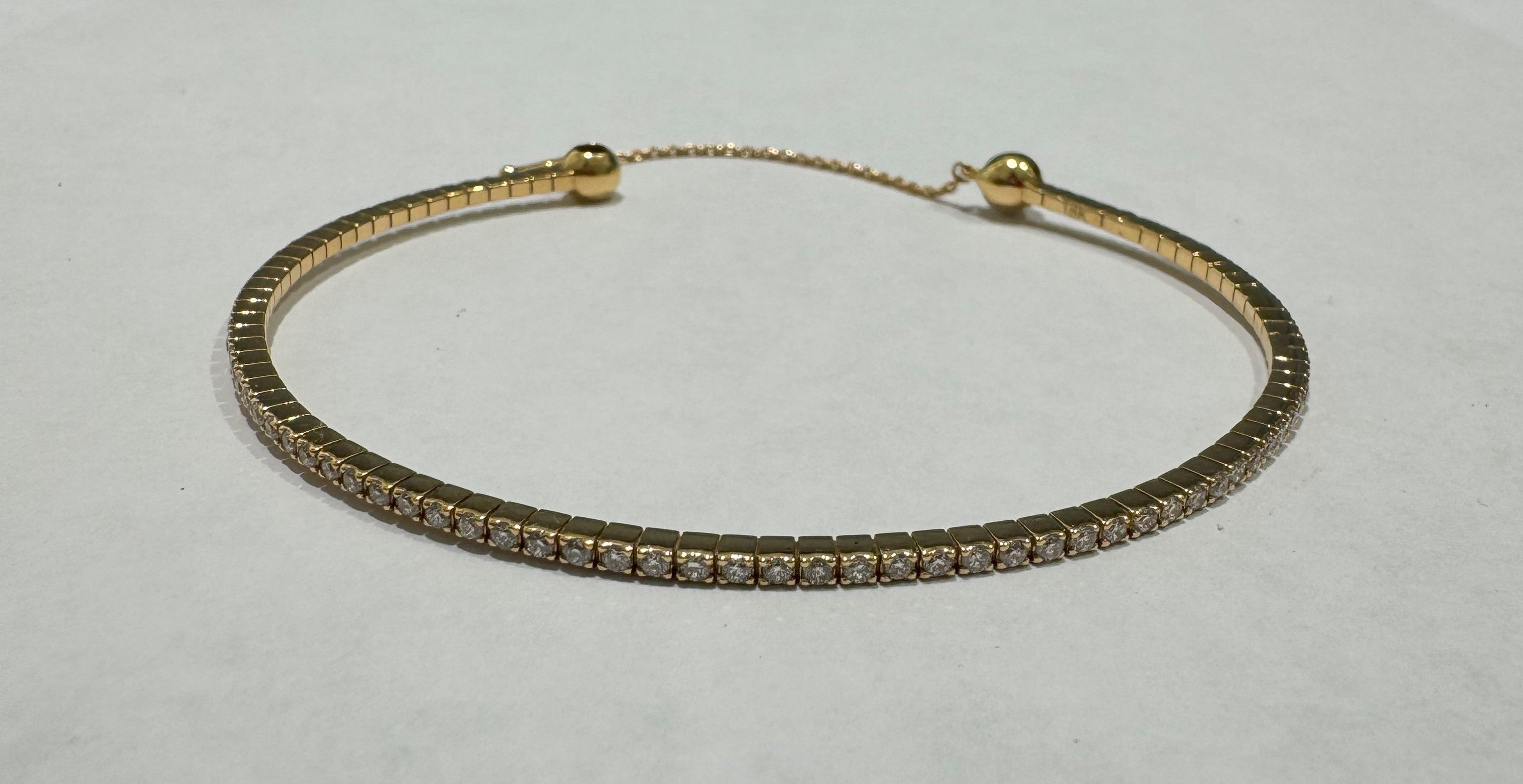 0.95 ct Diamond Bracelet in 18K Rose Gold