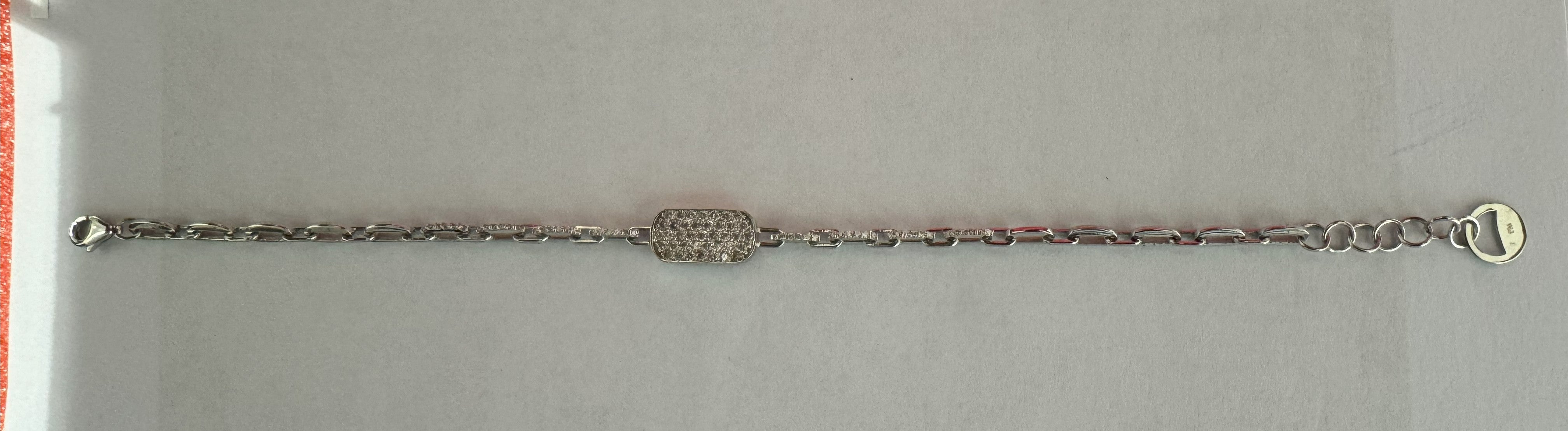 0.71 ct Diamond Bracelet in 18K White Gold