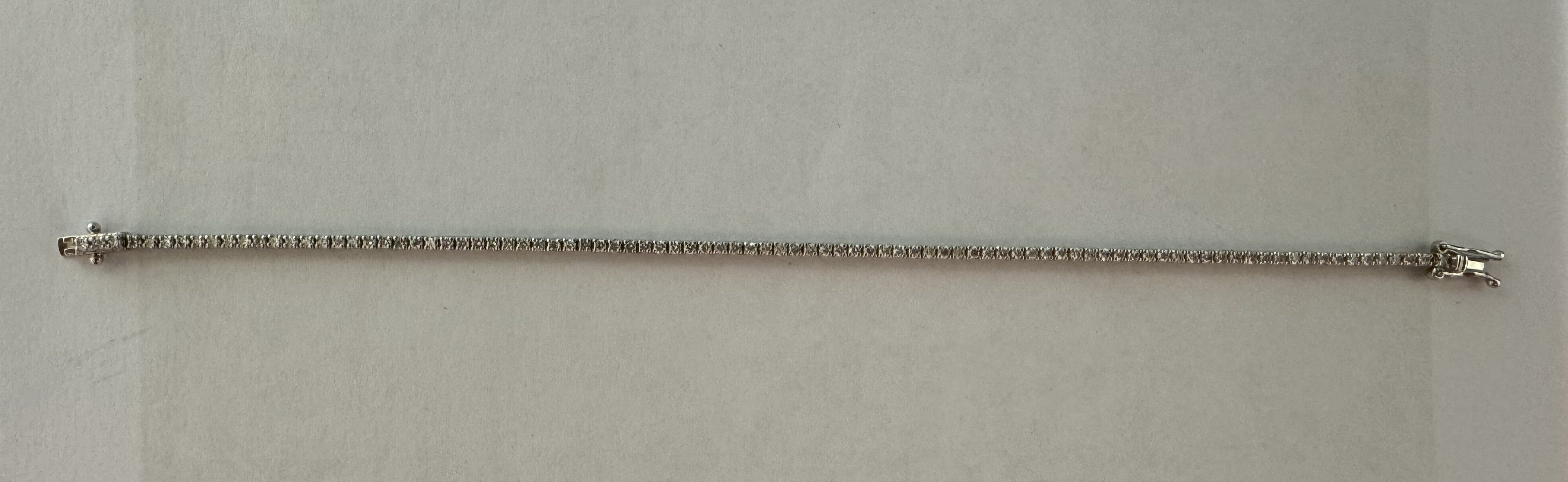 1.46 ct Diamond Bracelet in 18K White Gold