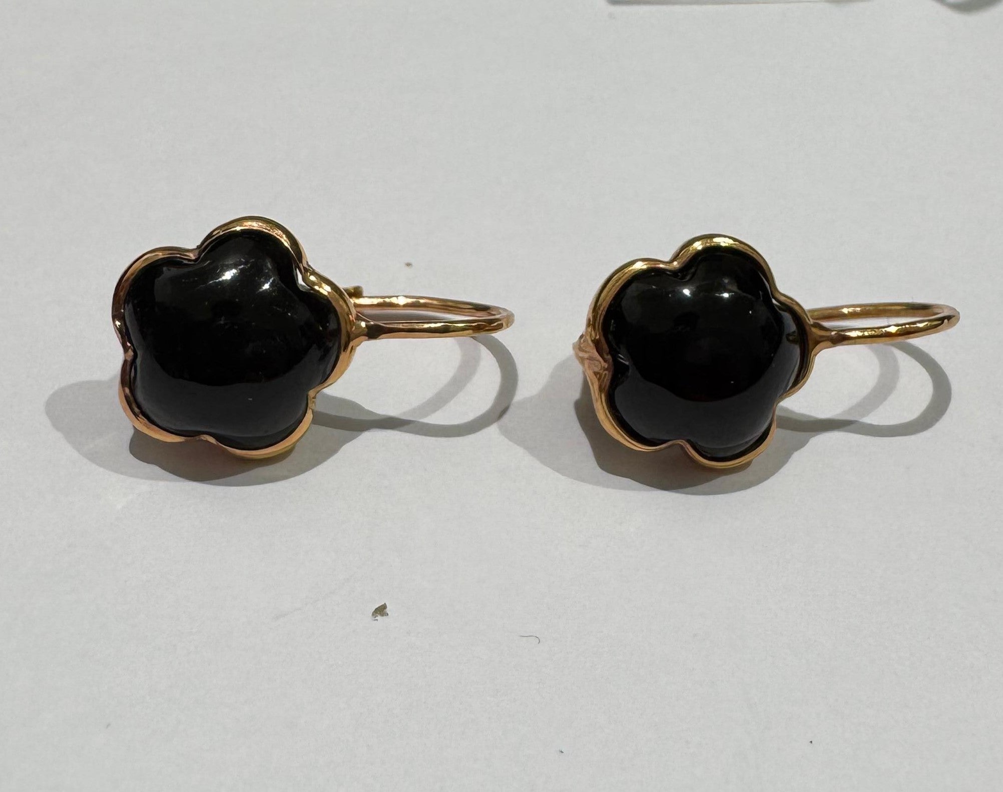 Agate Earrings in 18K Rose Gold