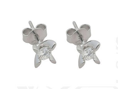 0.40 ct 18K White Gold Diamond Stud Earrings