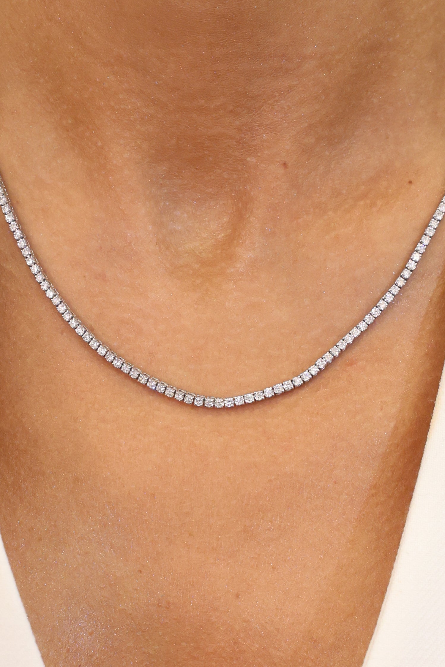 TENNIS NECKLACE NATURAL DIAMOND