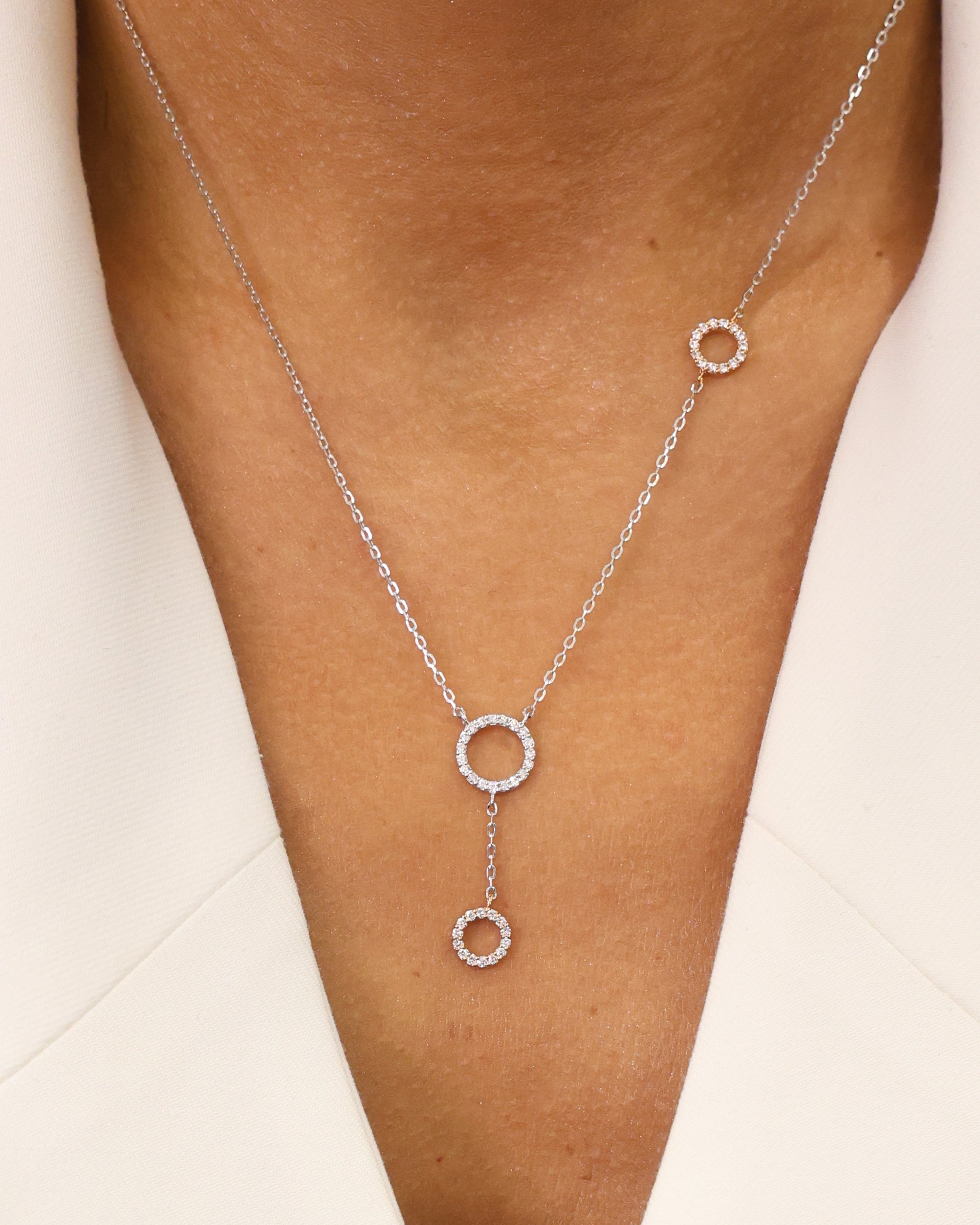 MODERN NECKLACE  NATURAL DIAMOND