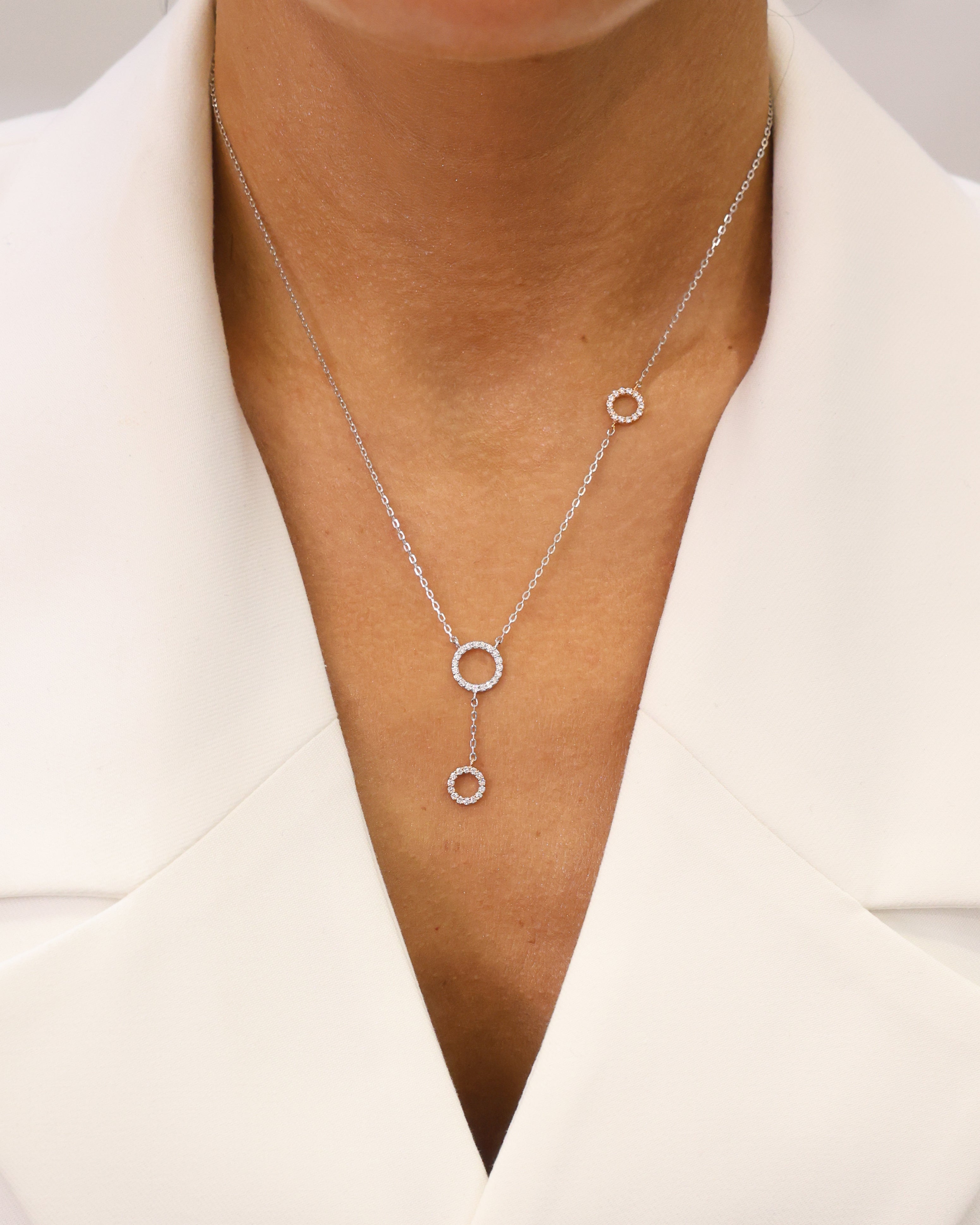 MODERN NECKLACE  NATURAL DIAMOND