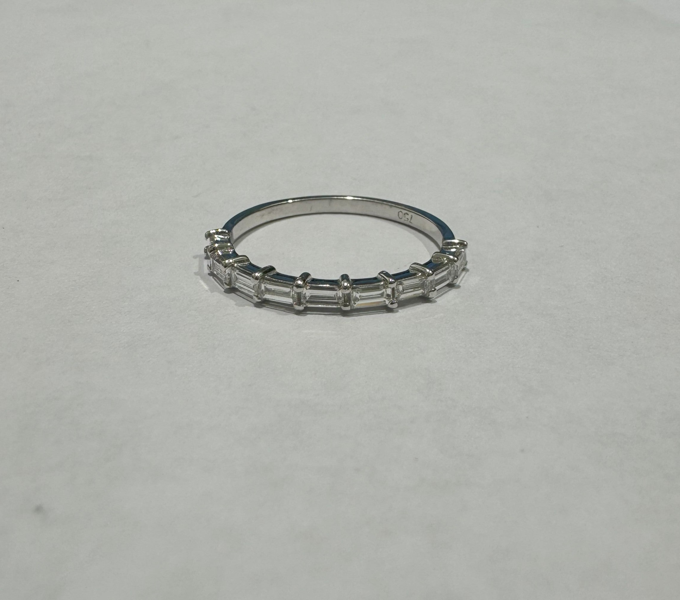 0.40 ct diamond 18k white gold ring