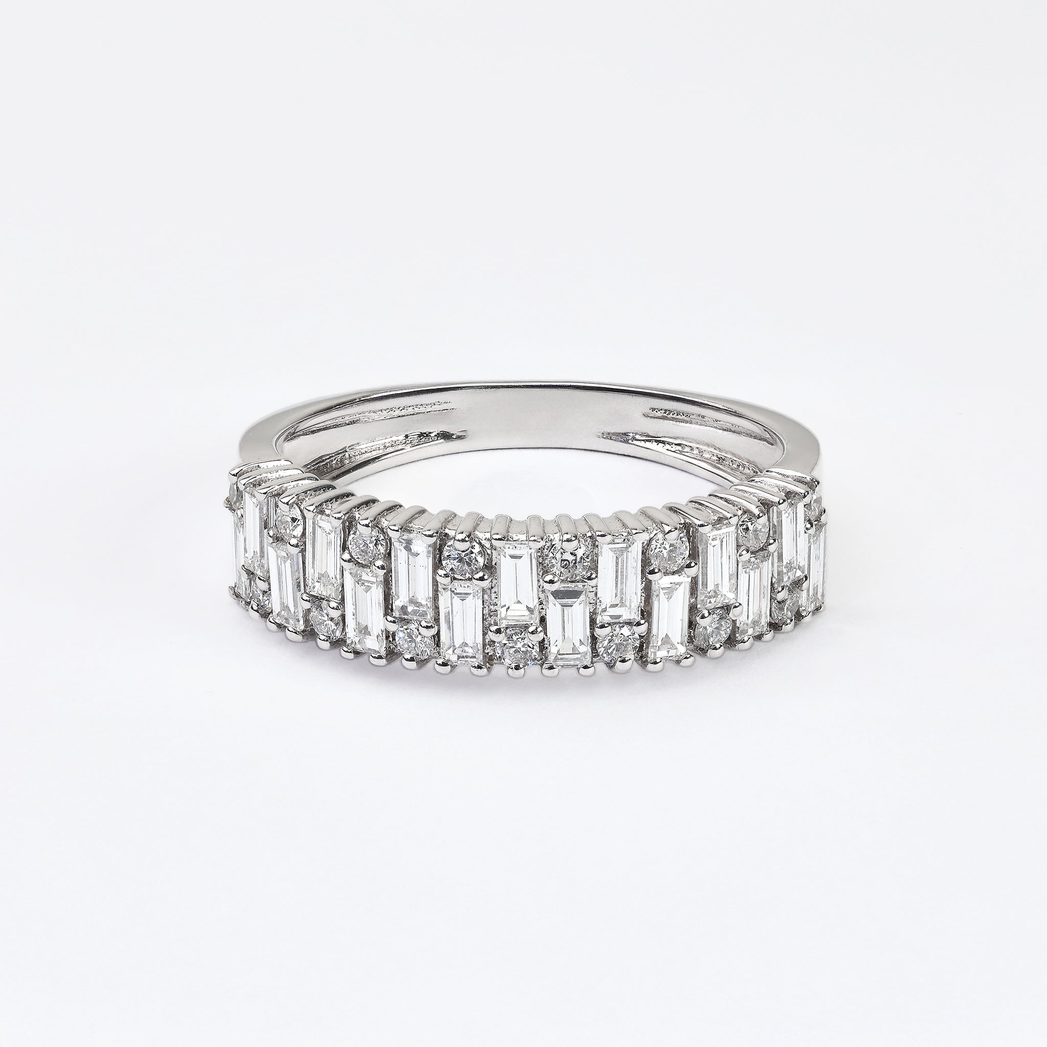 0.81 ct Multi-Shape Diamond Max Mix Ring in 18K White Gold