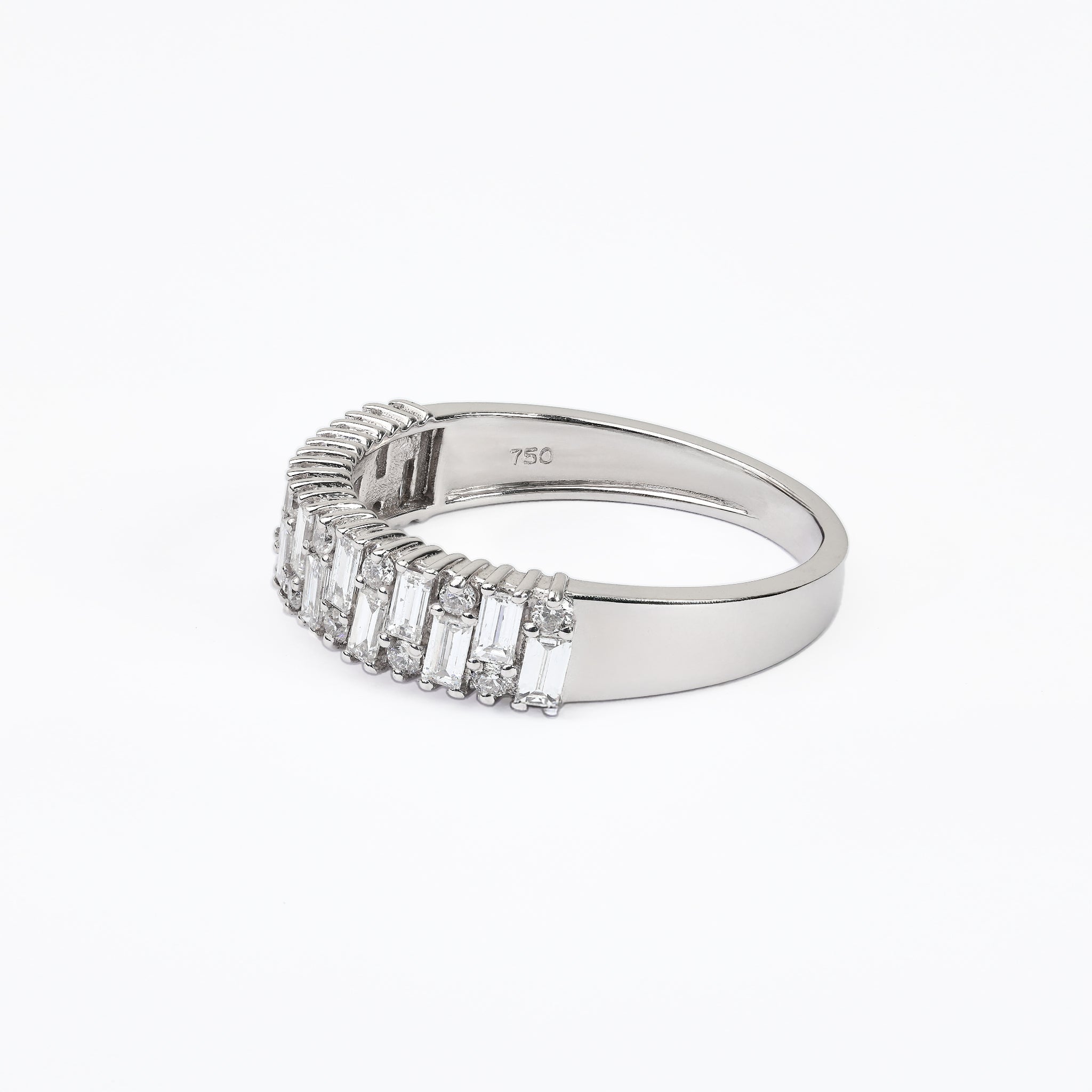 0.81 ct Multi-Shape Diamond Max Mix Ring in 18K White Gold