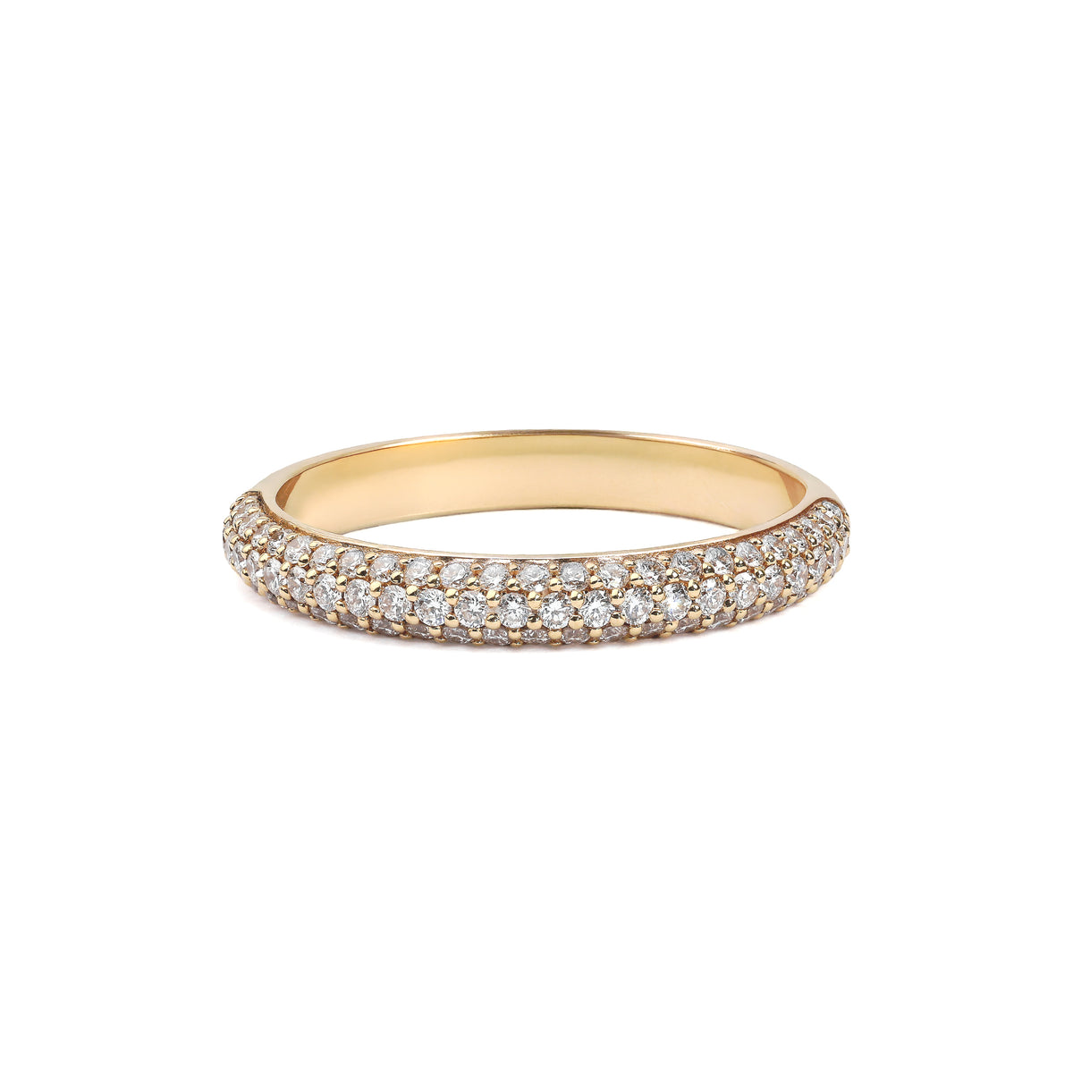 Natural Diamond Pavé Band