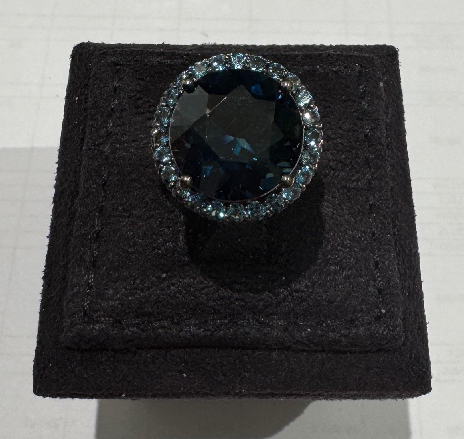14.32 ct London Blue Topaz Ring