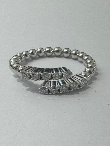0.45 ct diamond 18k white gold ring