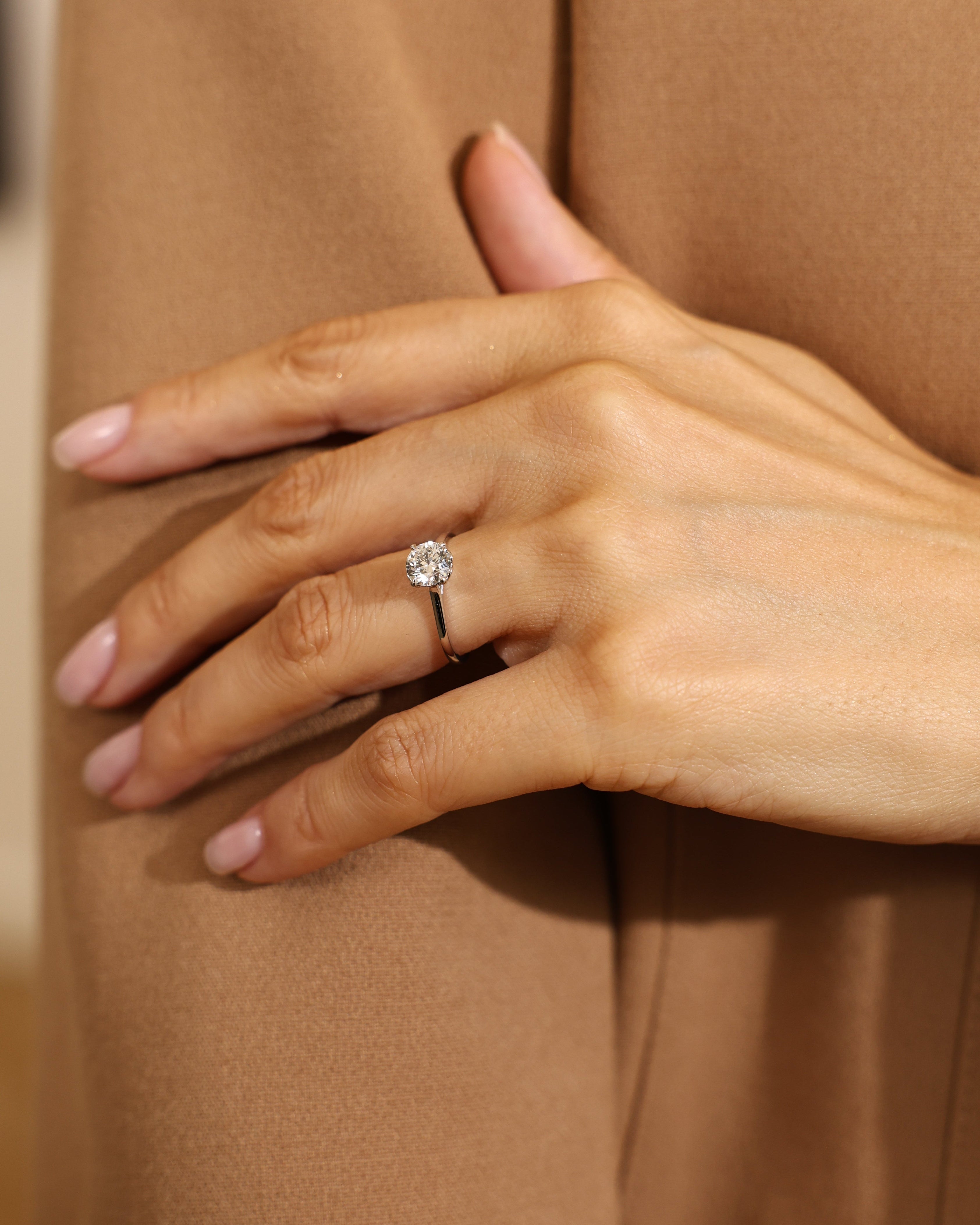 AURA RING - ROUND CUT 1.02 ct.