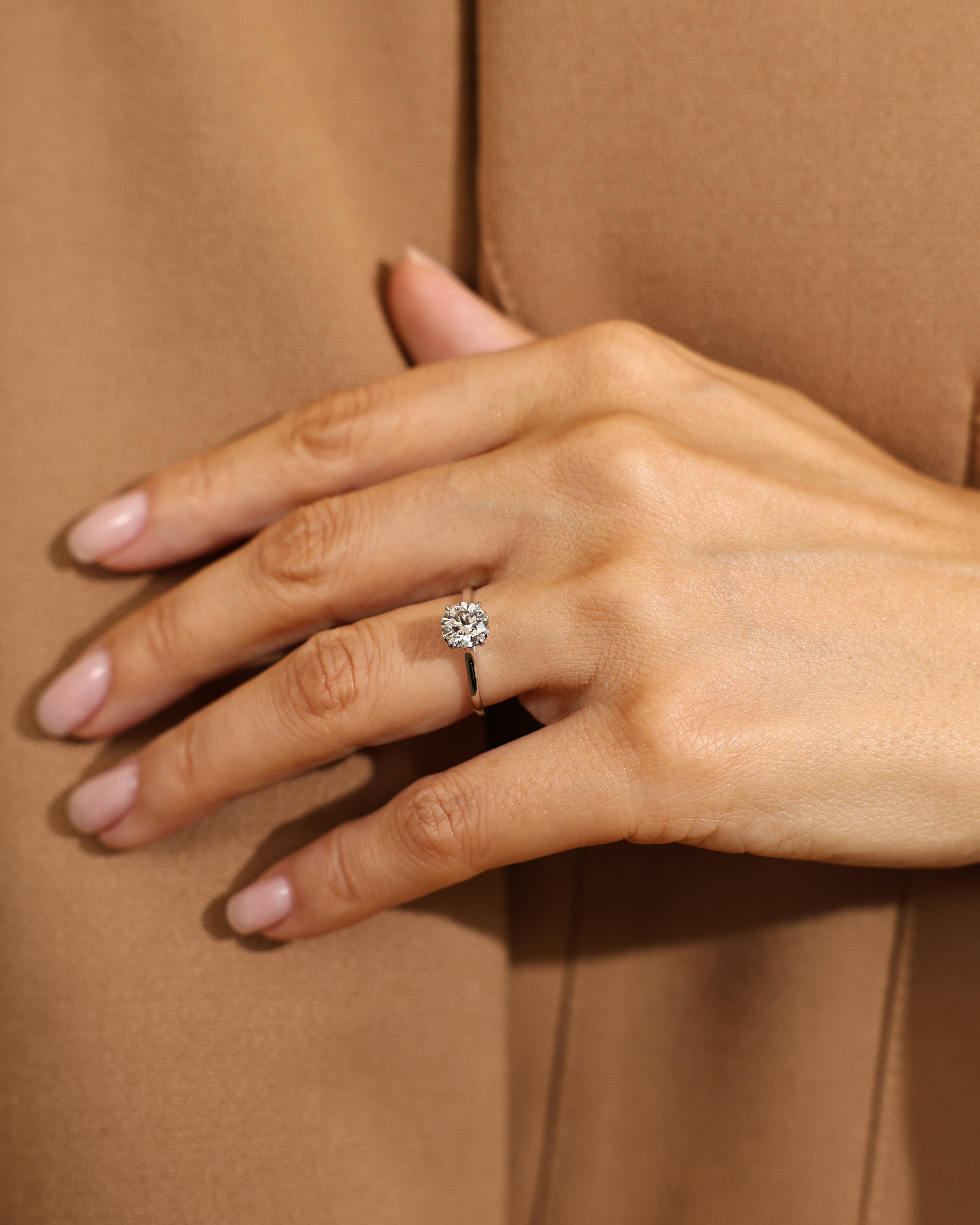 AURA RING - ROUND CUT 1.02 ct.