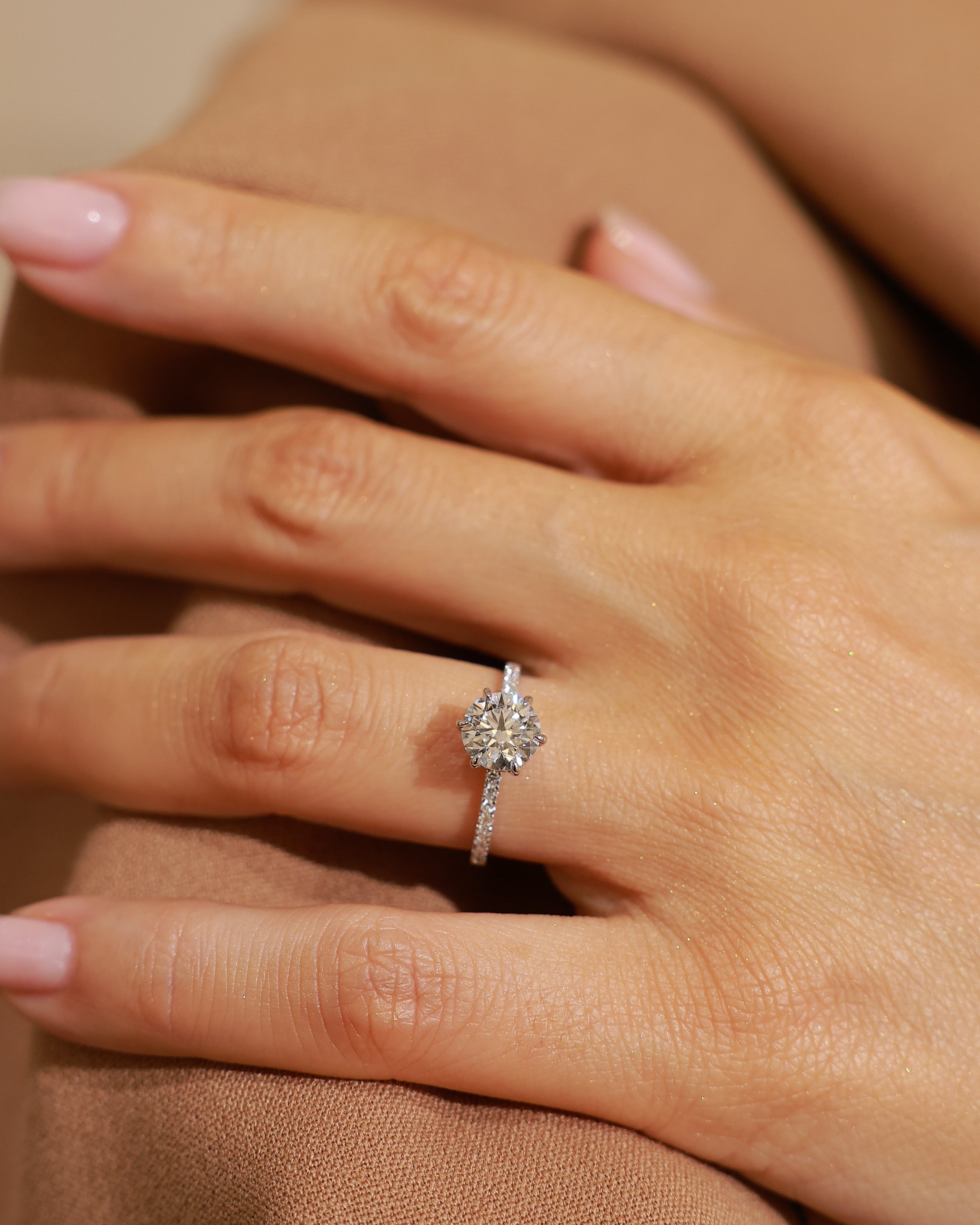 AURA RING - ROUND CUT 1.50 ct.