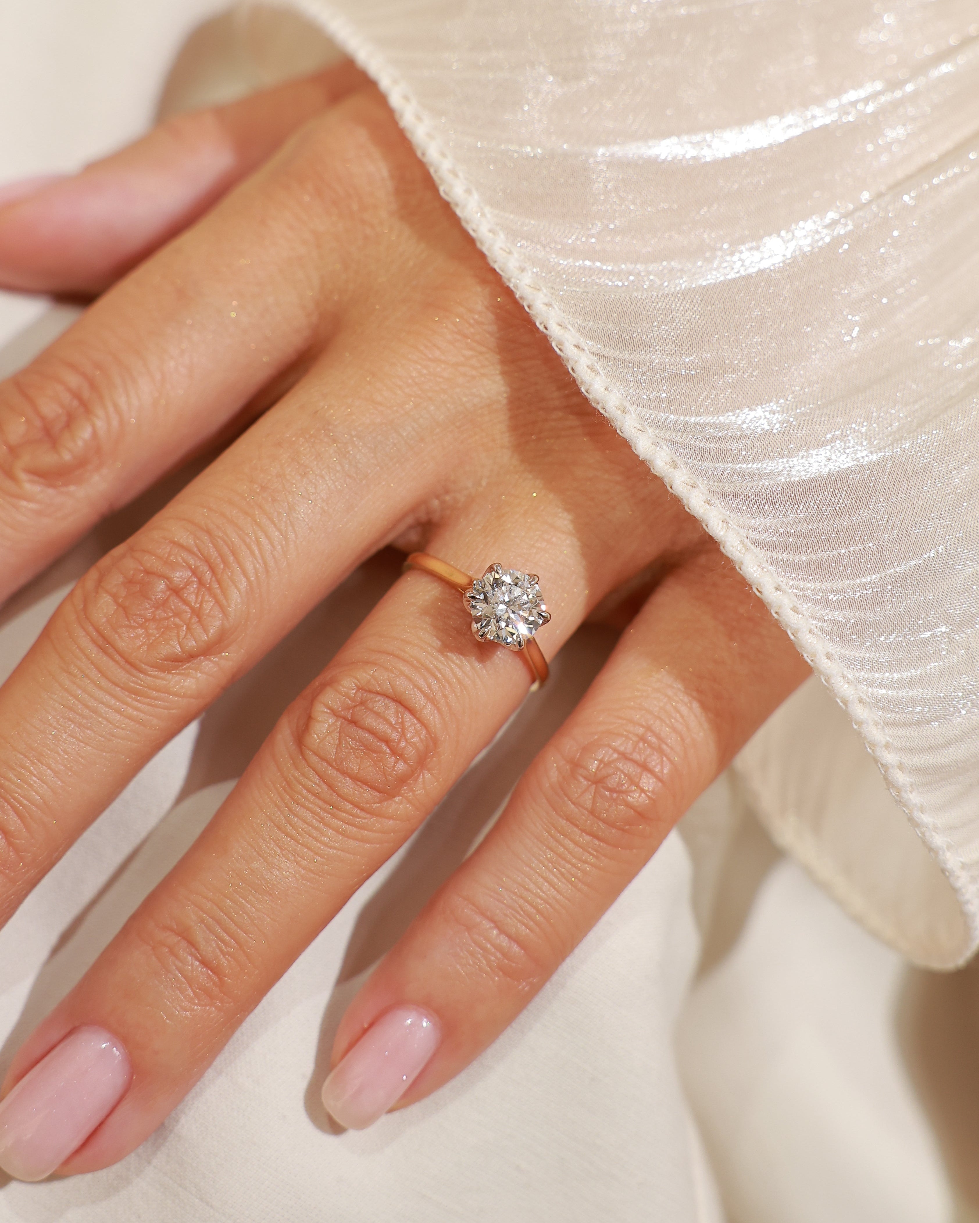 AURA RING - ROUND CUT 1.50 CT