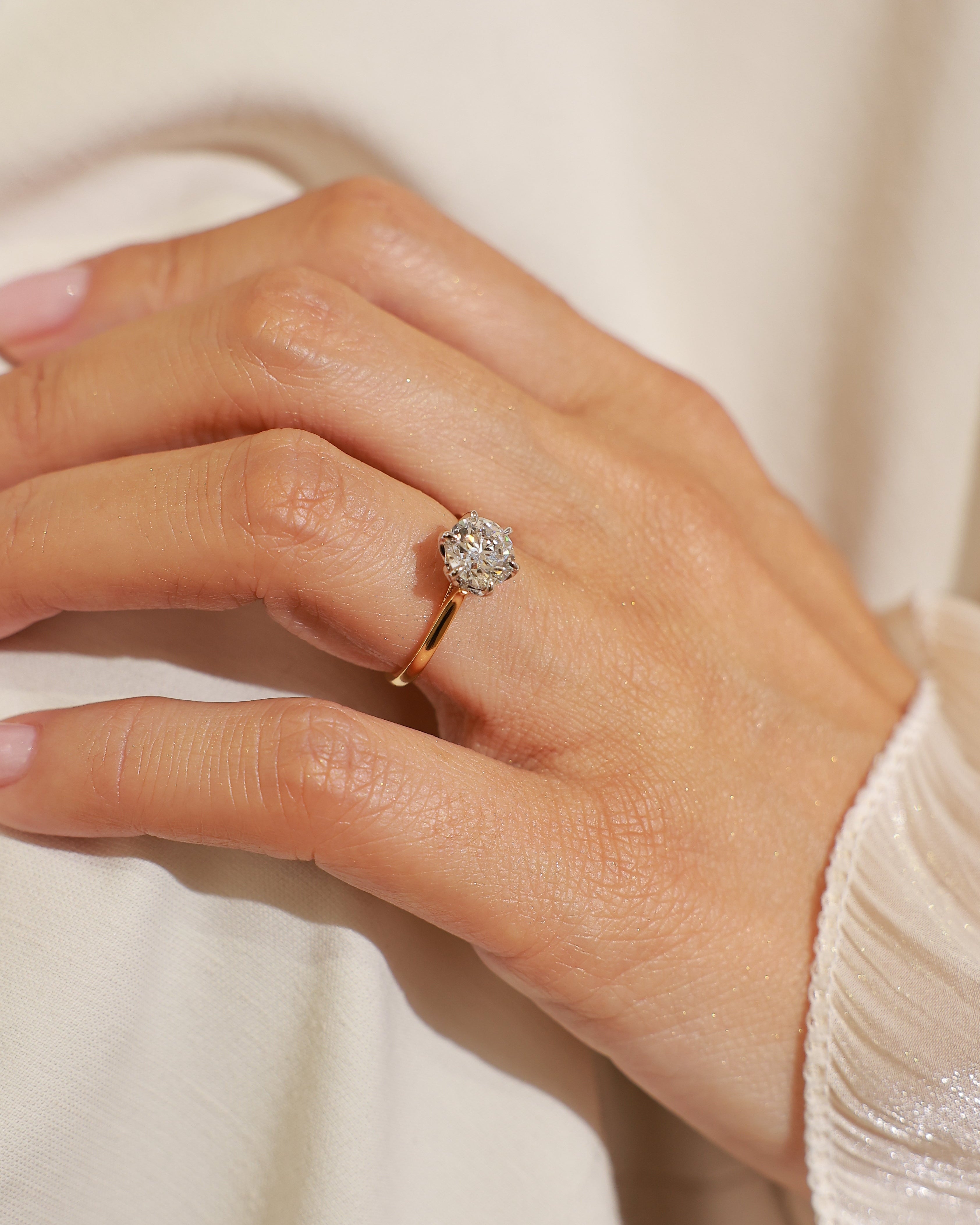 AURA RING - ROUND CUT 1.50 CT