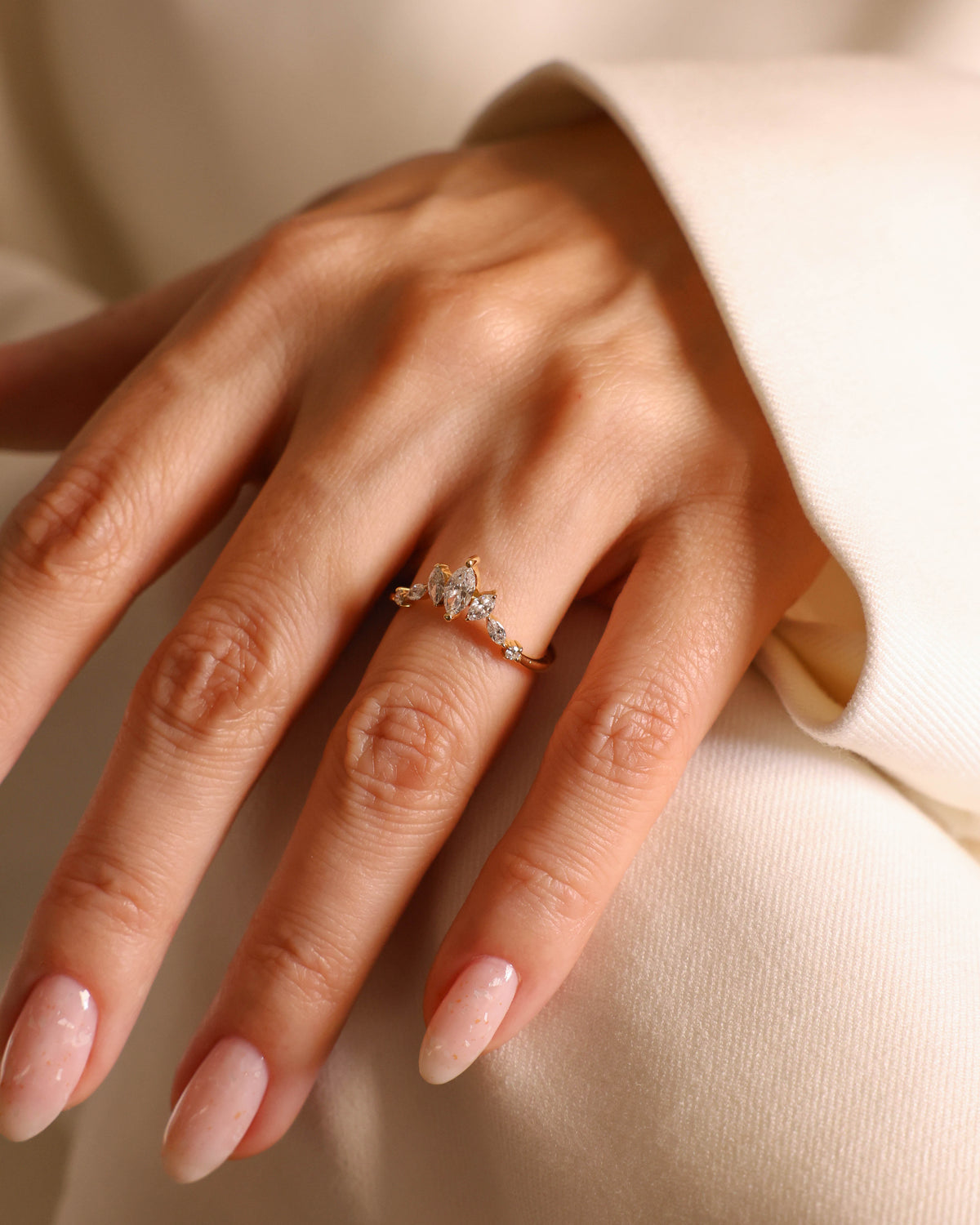 0.56 ct Lab Diamond Ring in 18K Yellow Gold