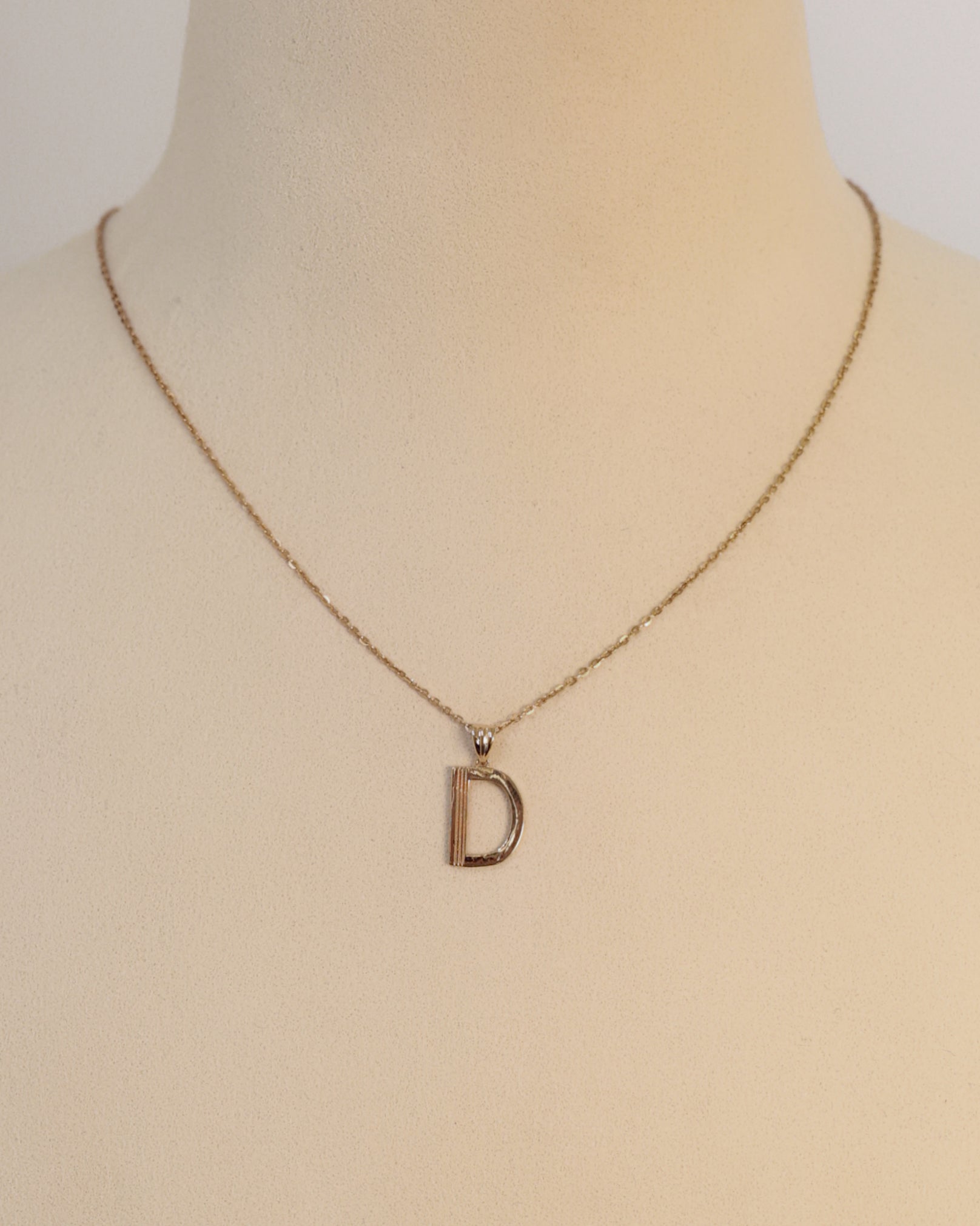 LETTER “D” PENDANT