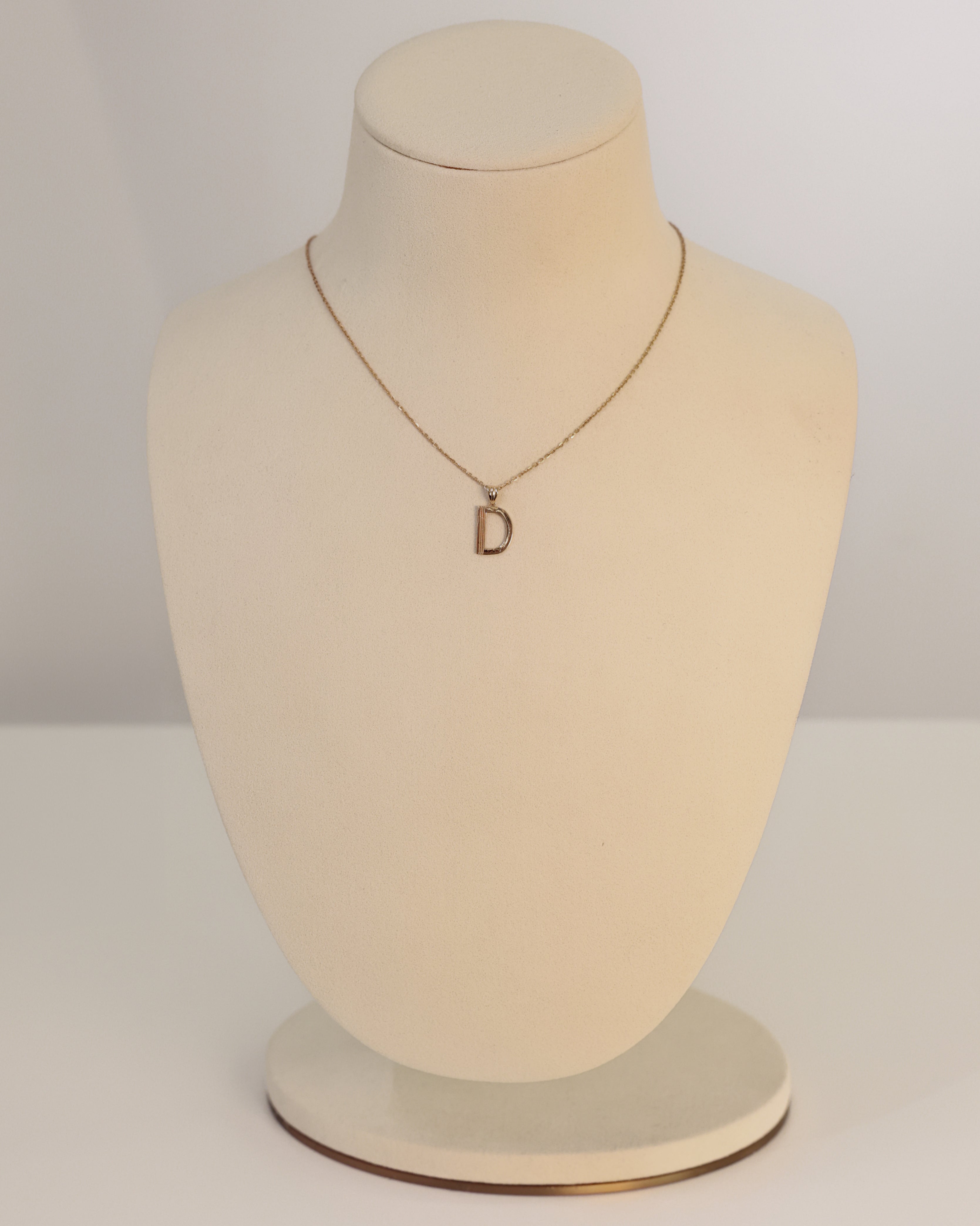 LETTER “D” PENDANT