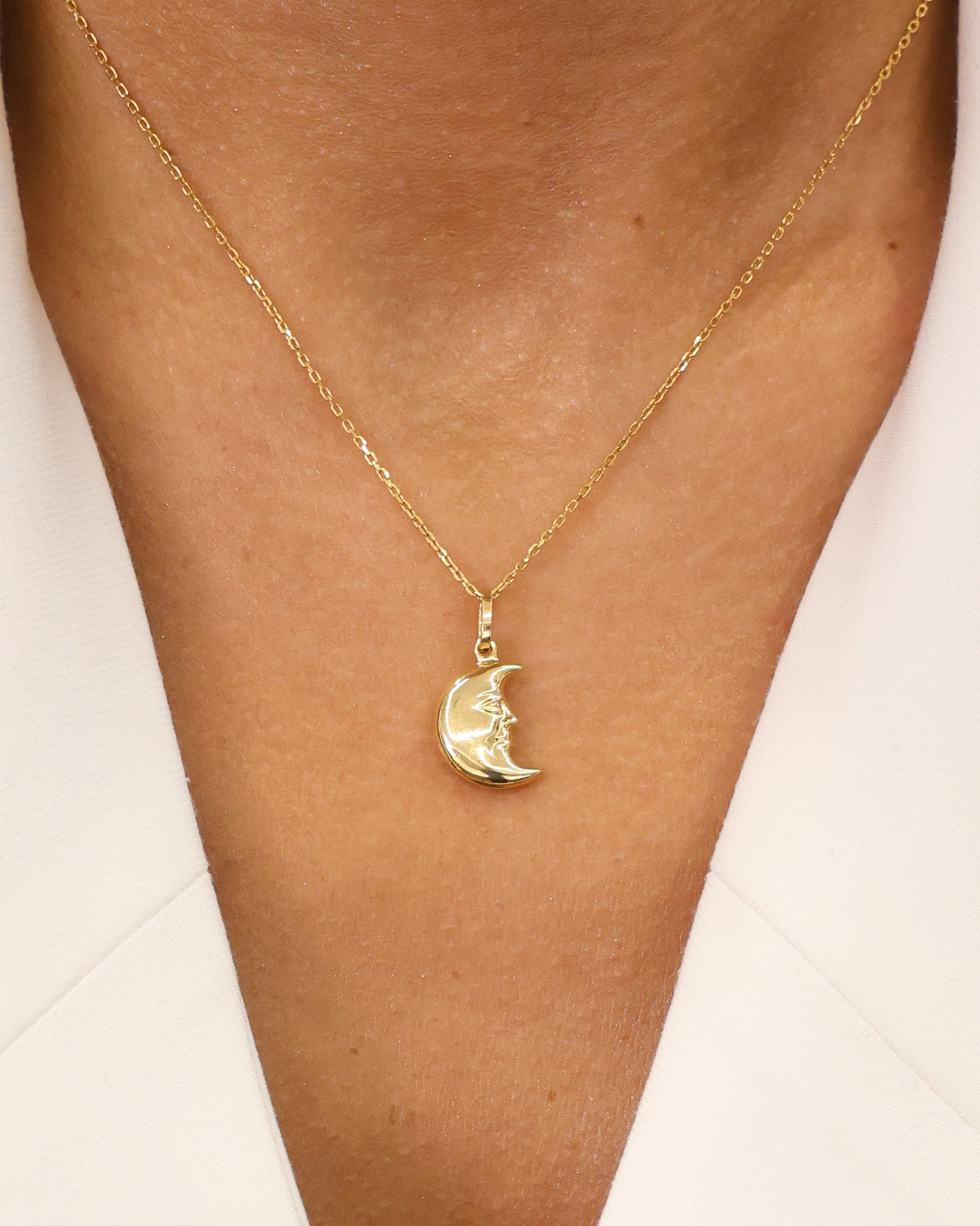 GOLD MOON PENDANT