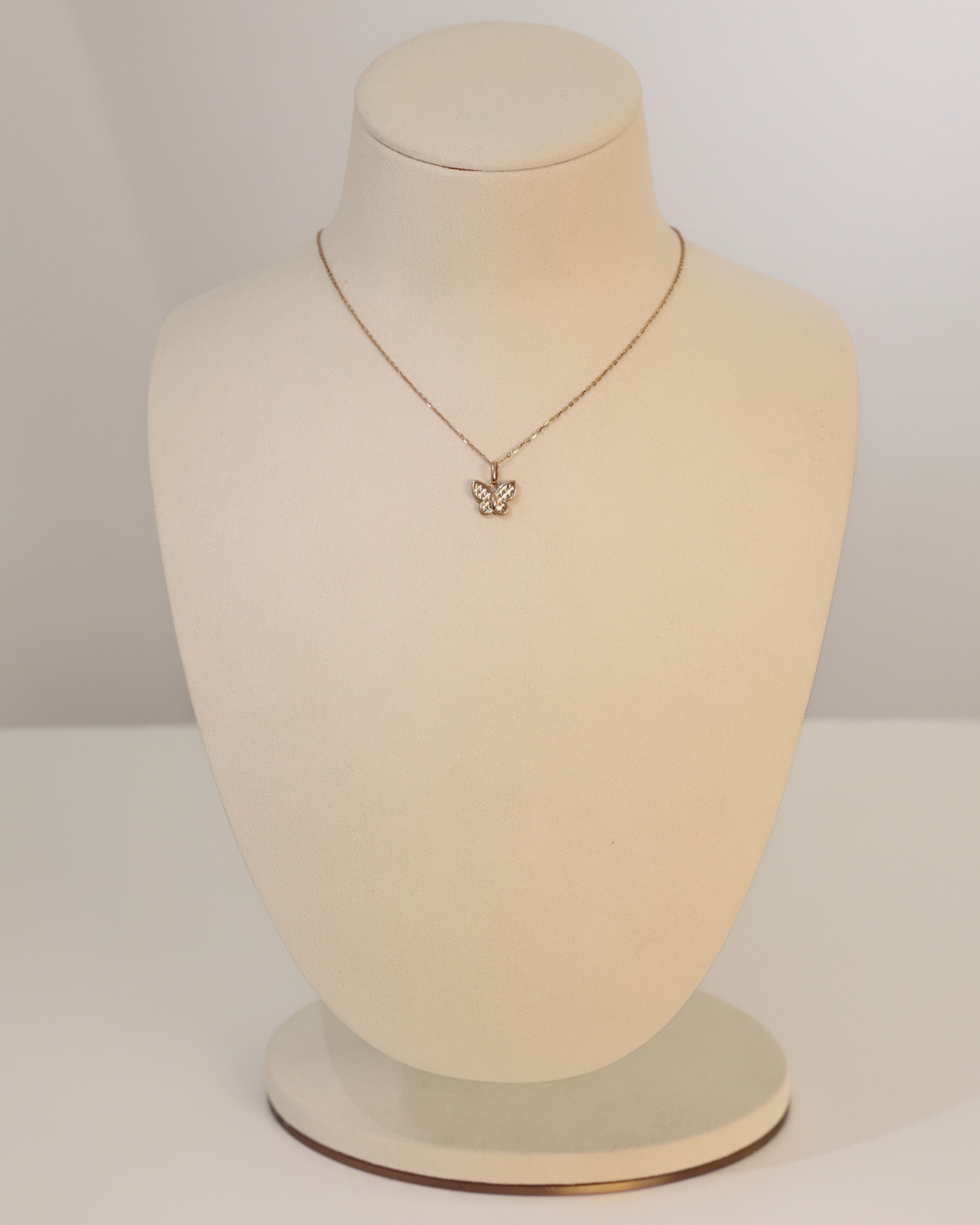 GOLD BUTTERFLY PENDANT