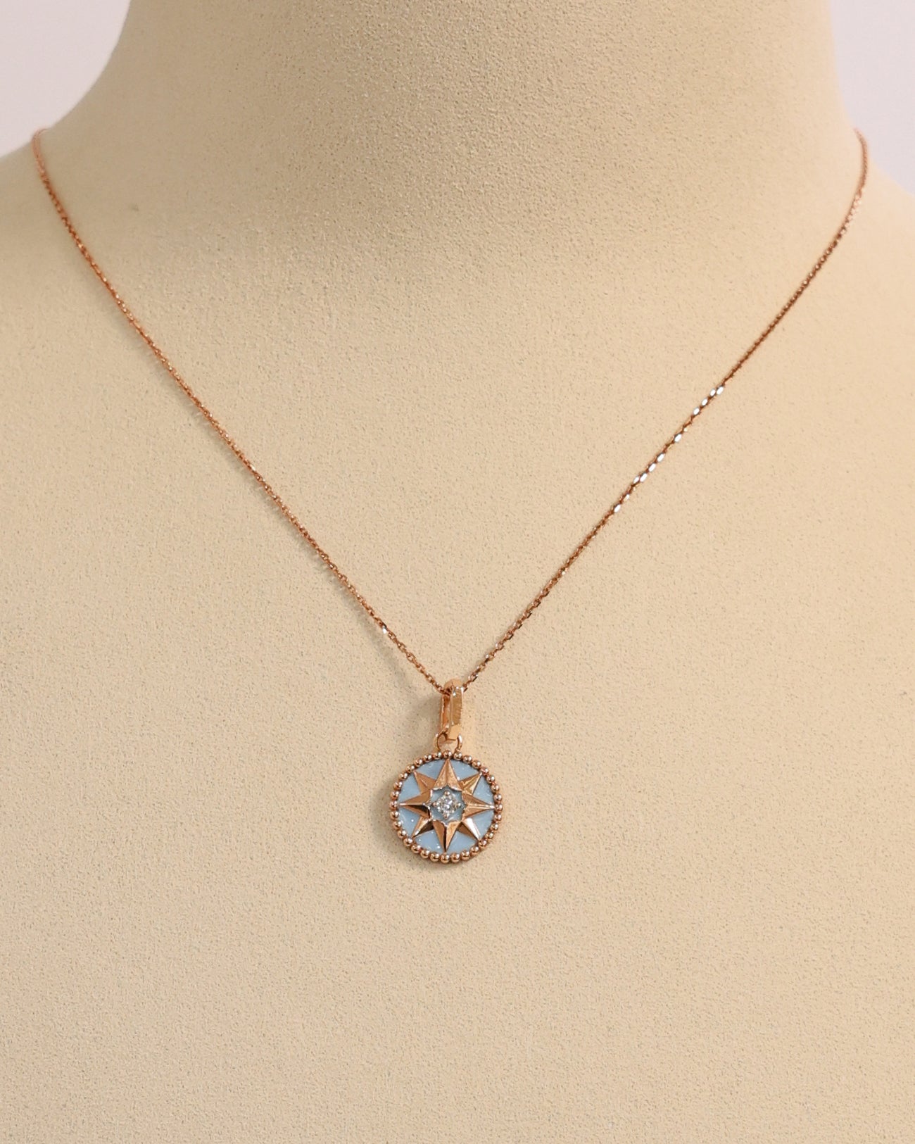 STAR ENAMEL NECKLACE