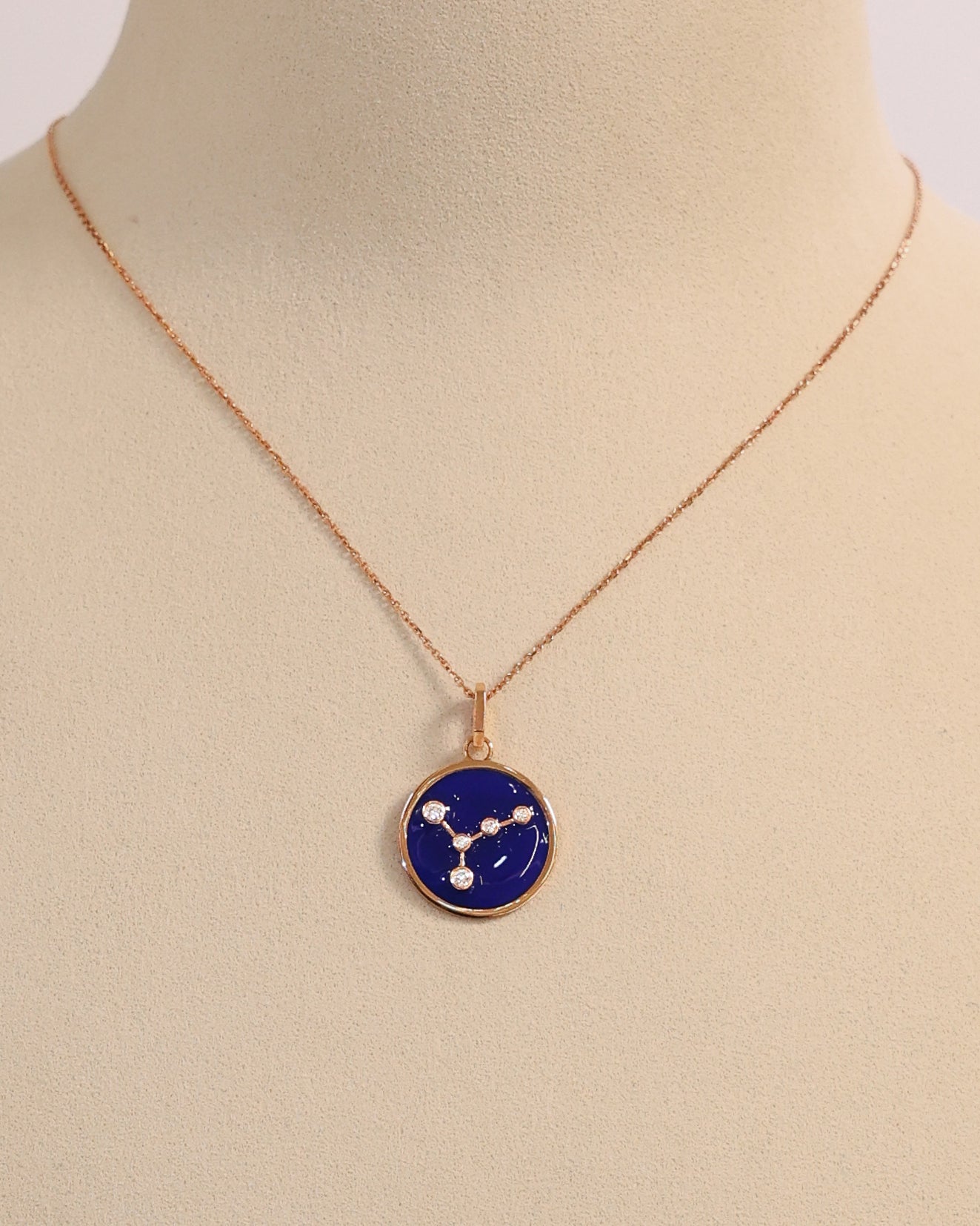 CONSTELLATION ENAMEL NECKLACE