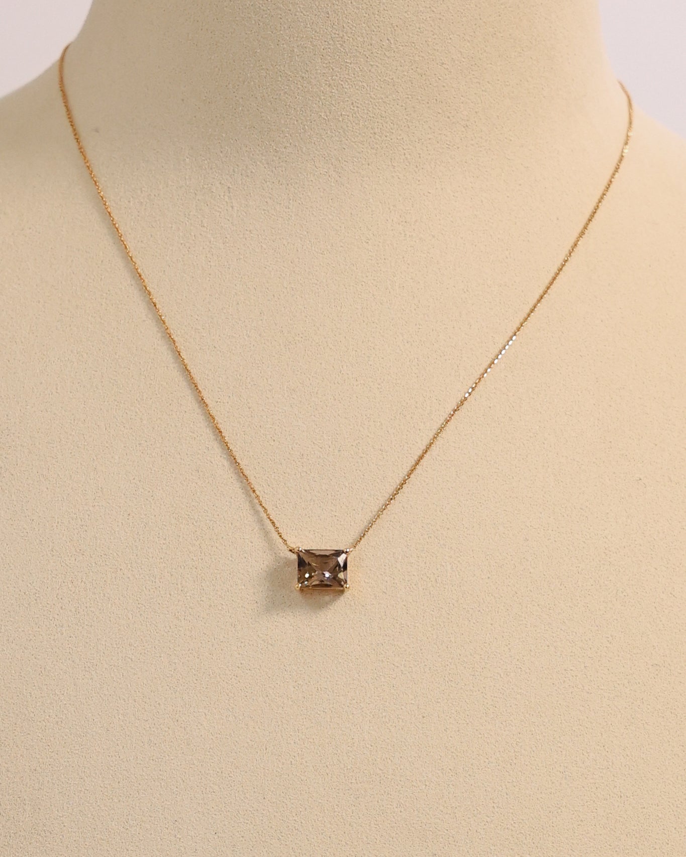 SMOKY TOPAZ NECKLACE