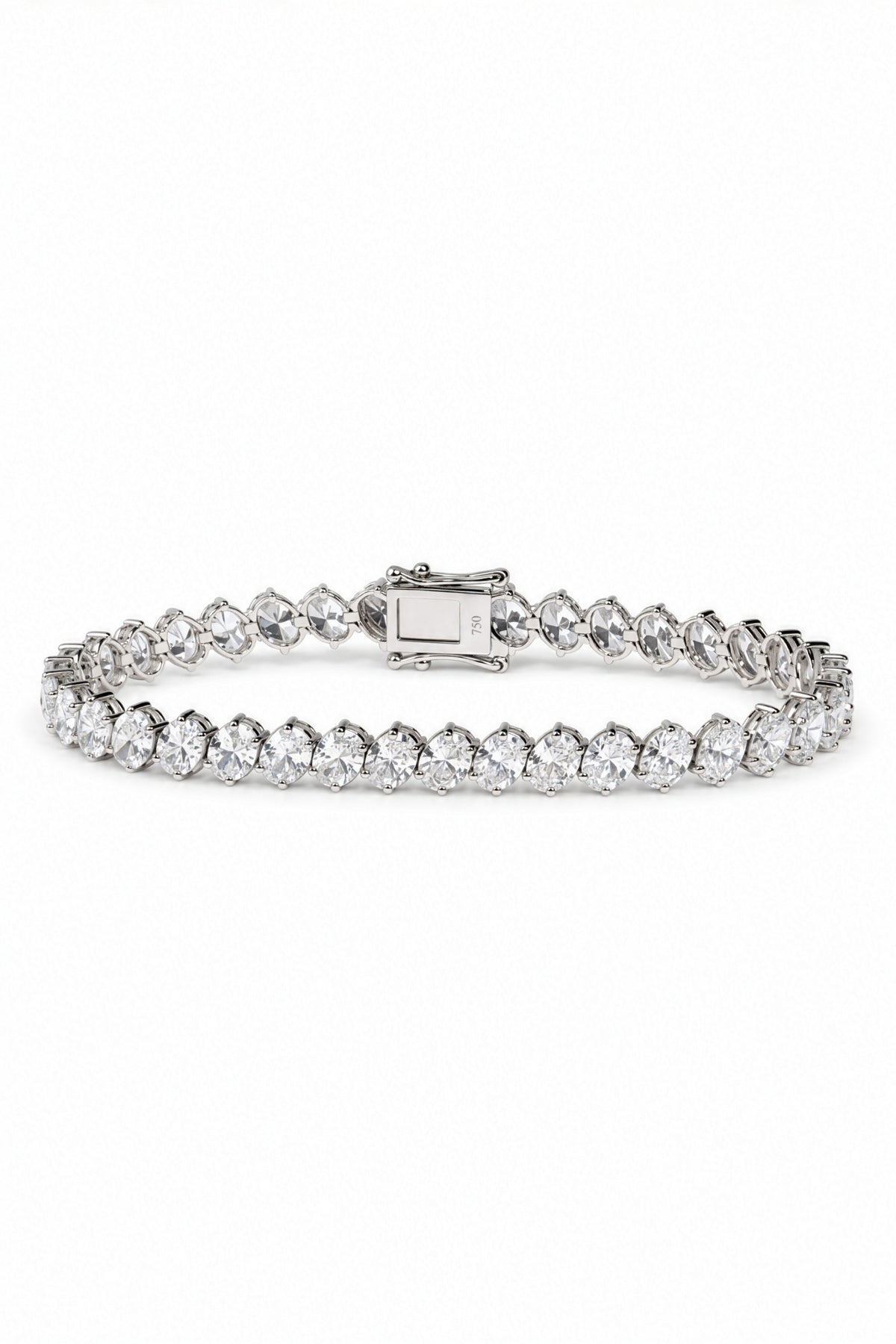 11.82 ct Oval Lab Diamond Tennis Bracelet – DBR00093